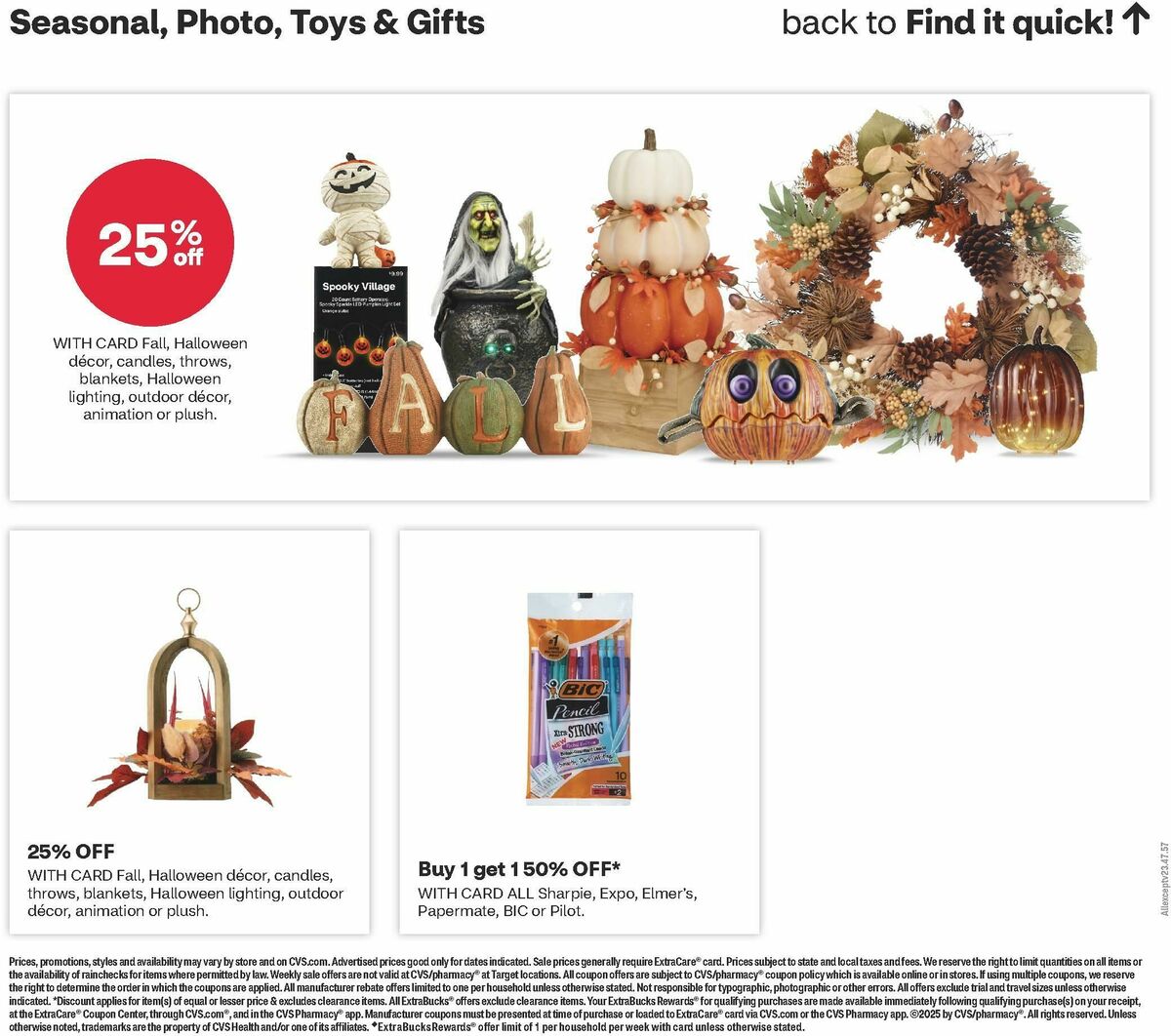 CVS Pharmacy Weekly Ad from September 7