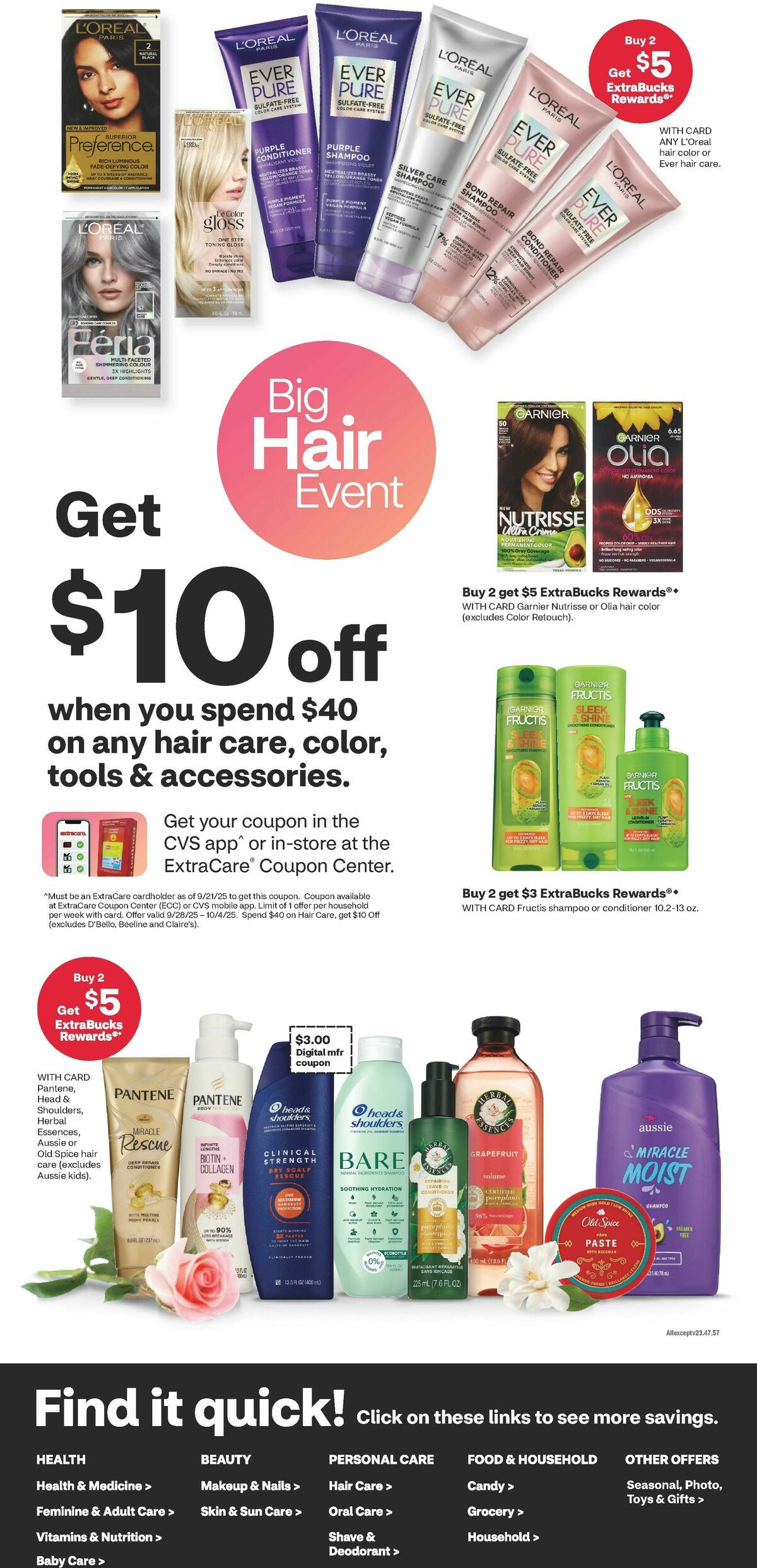 CVS Pharmacy Weekly Ad from September 28