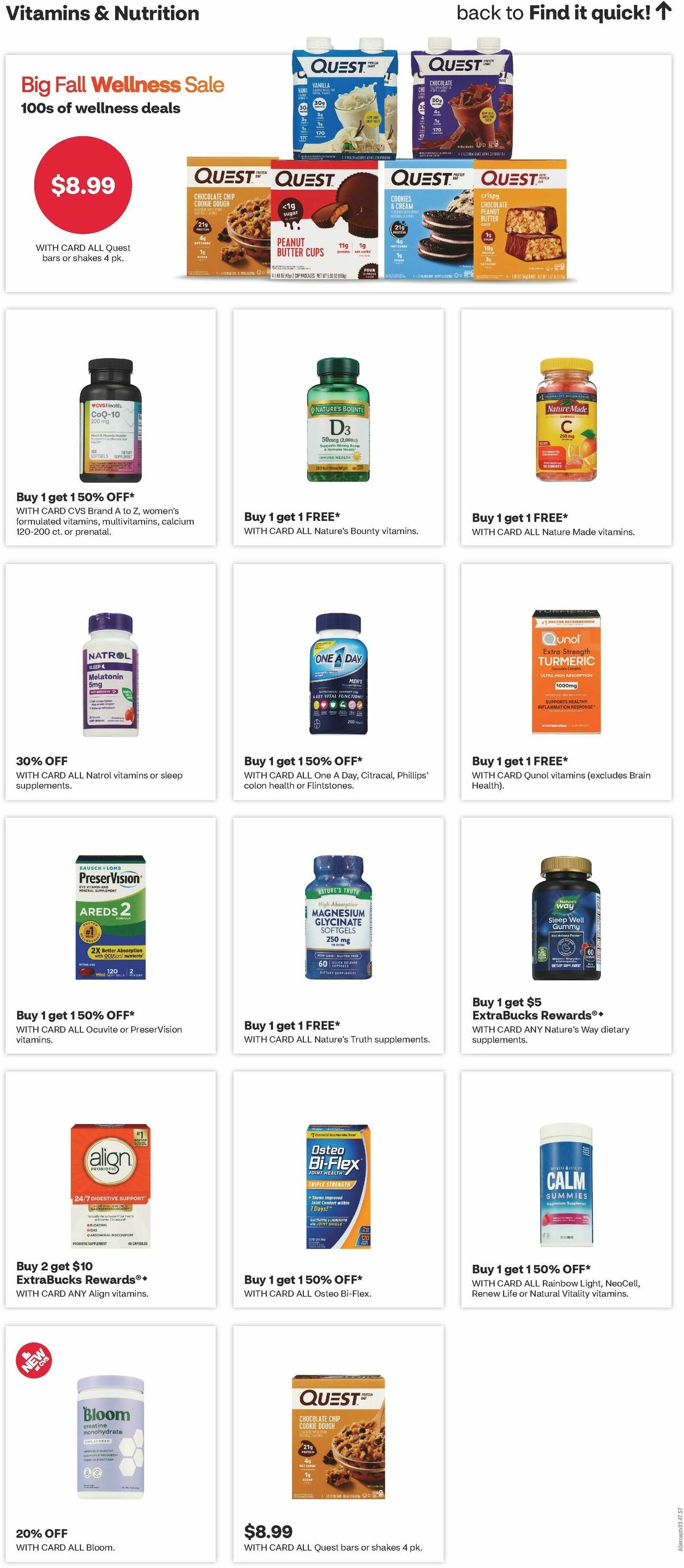 CVS Pharmacy Weekly Ad from September 28