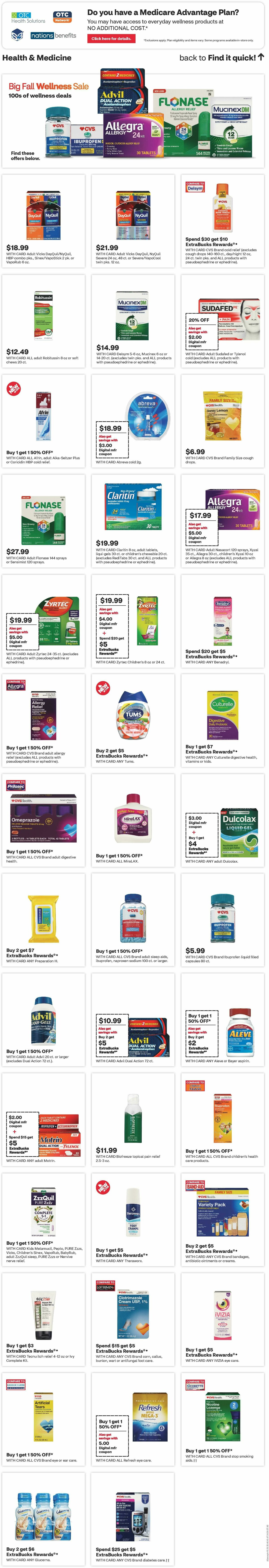CVS Pharmacy Weekly Ad from October 5