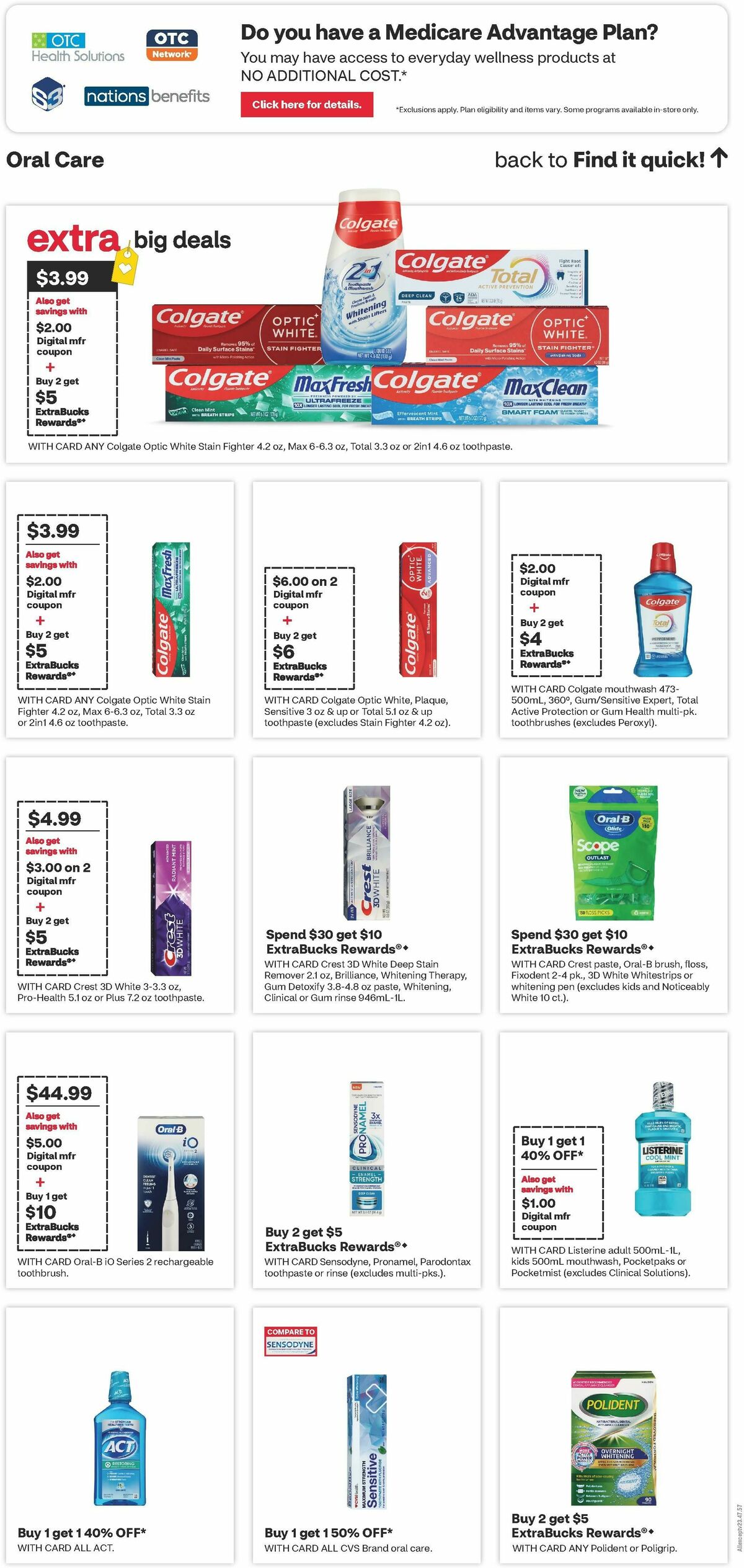 CVS Pharmacy Weekly Ad from October 12
