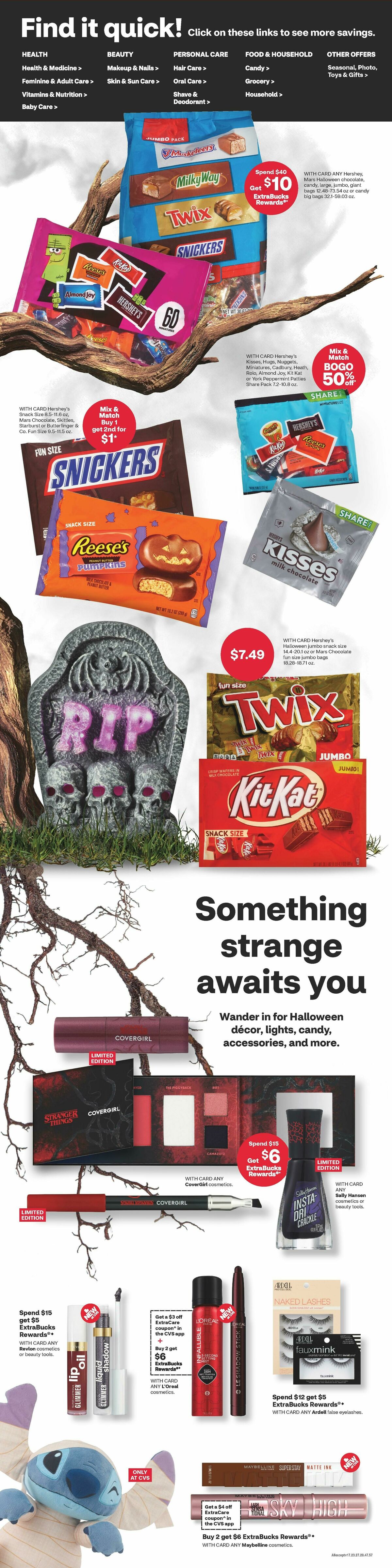 CVS Pharmacy Weekly Ad from October 12
