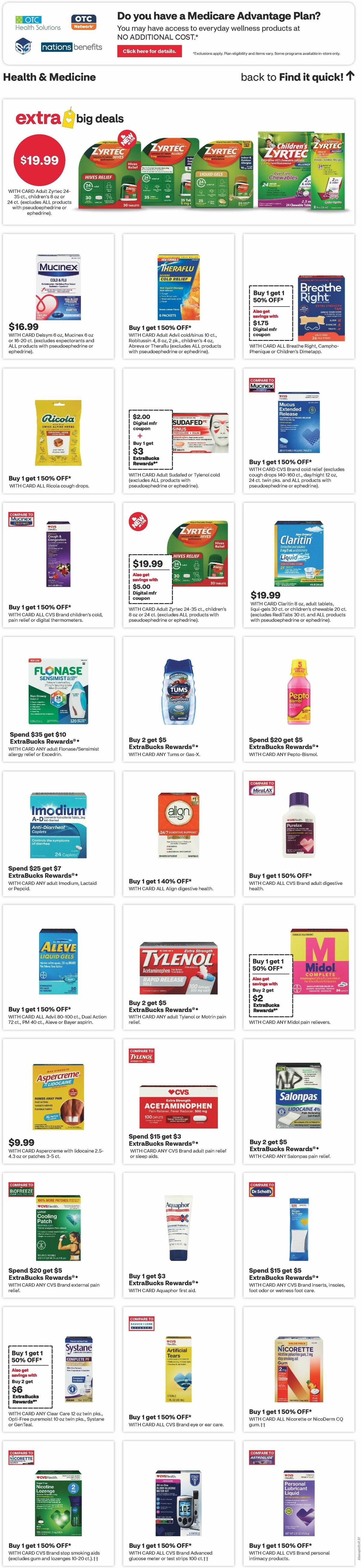 CVS Pharmacy Weekly Ad from October 12