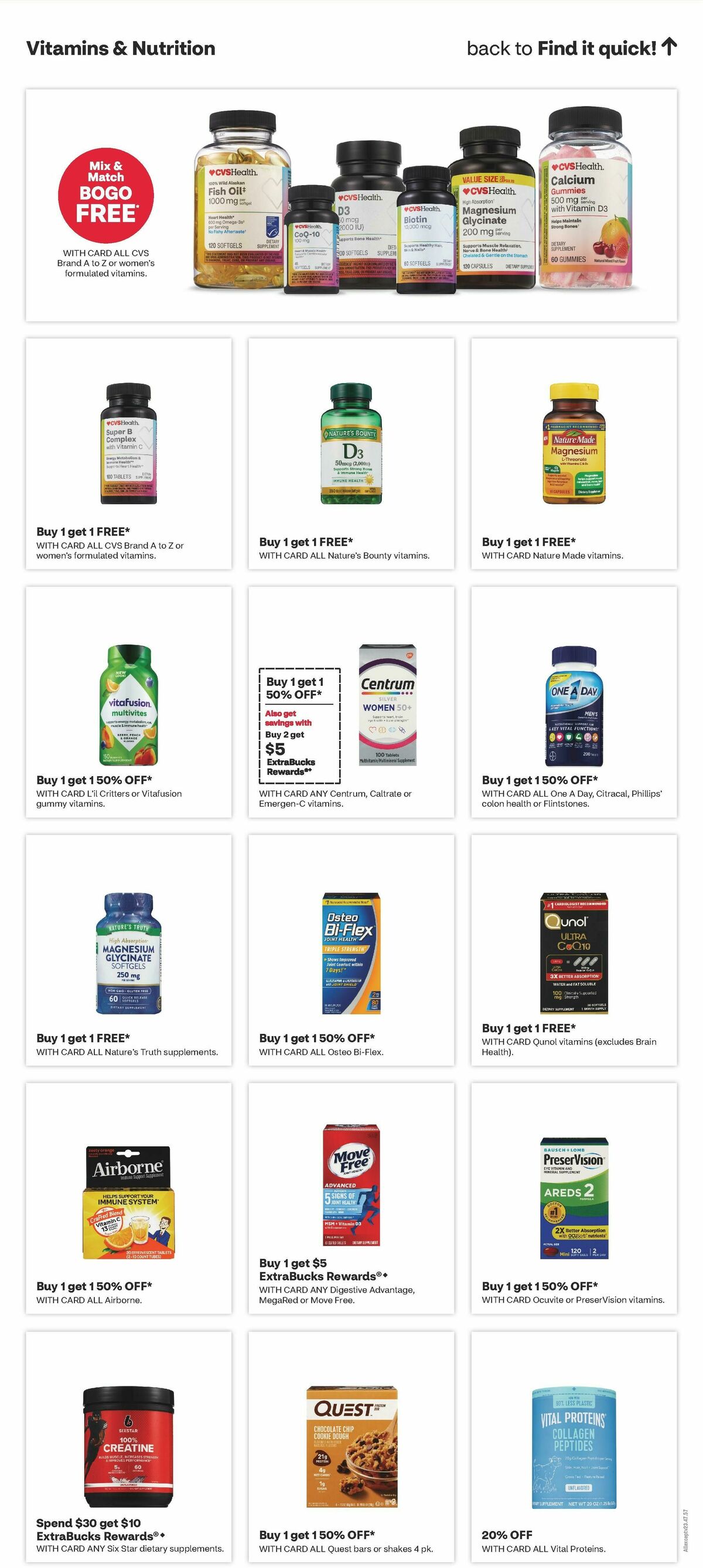 CVS Pharmacy Weekly Ad from October 19