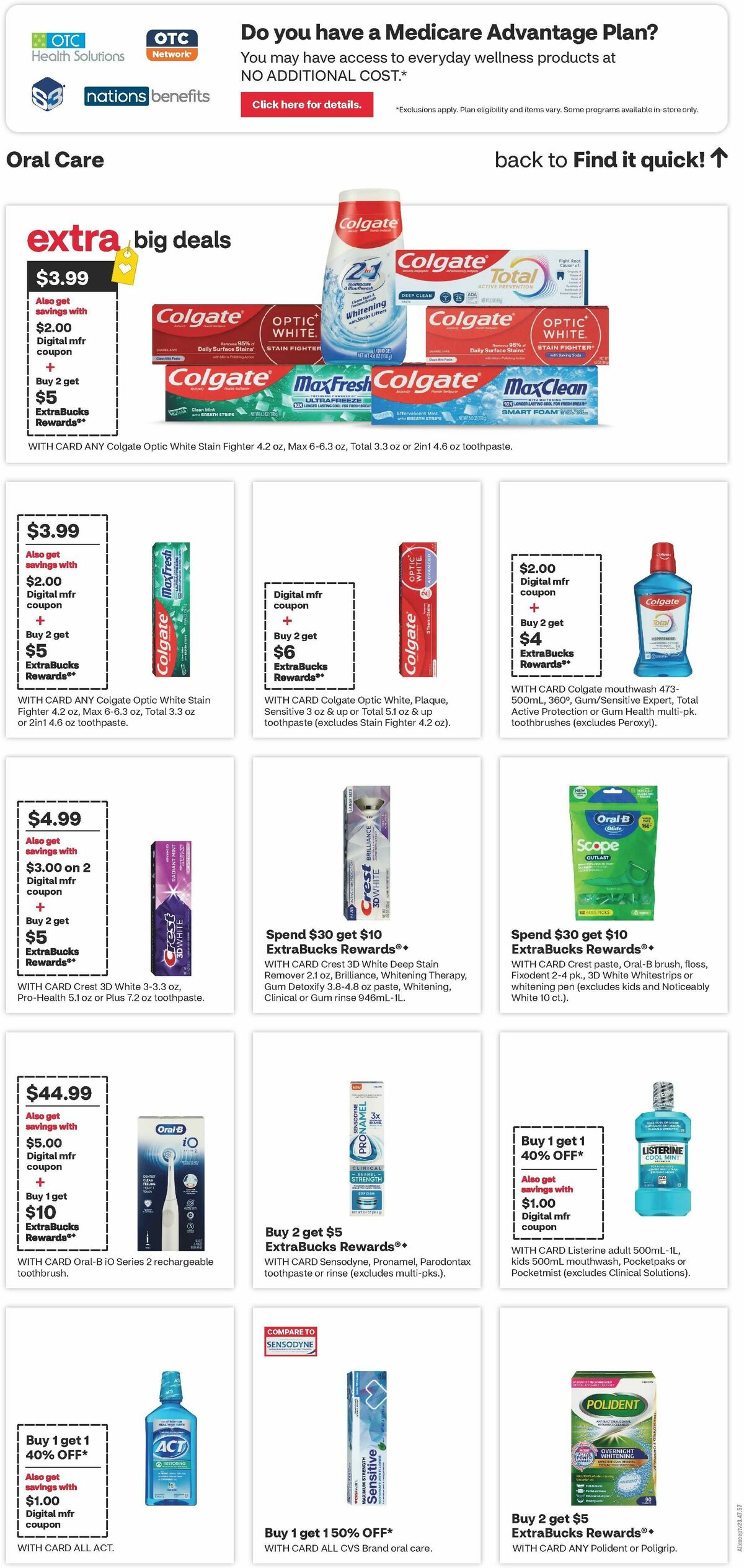 CVS Pharmacy Weekly Ad from October 19