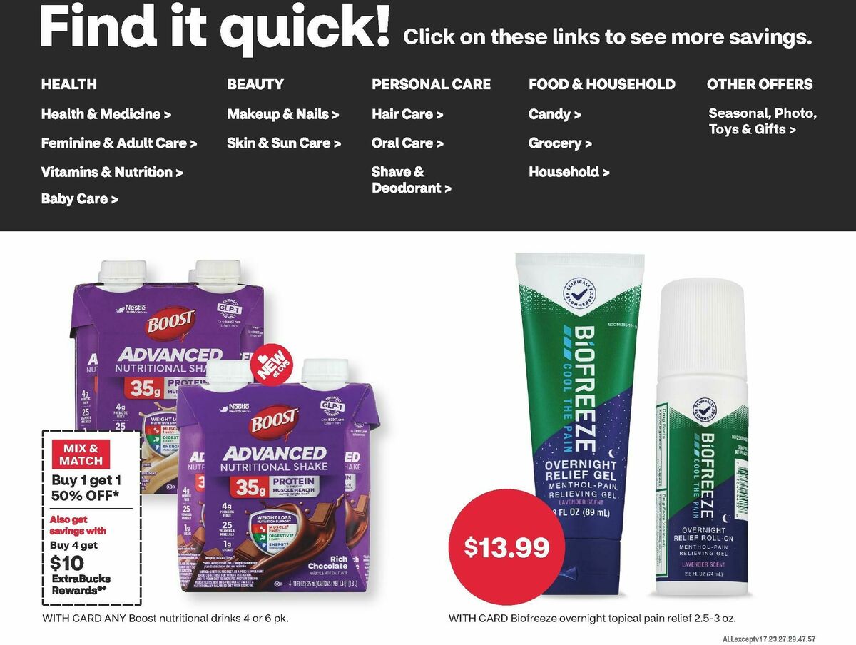 CVS Pharmacy Weekly Ad from October 26