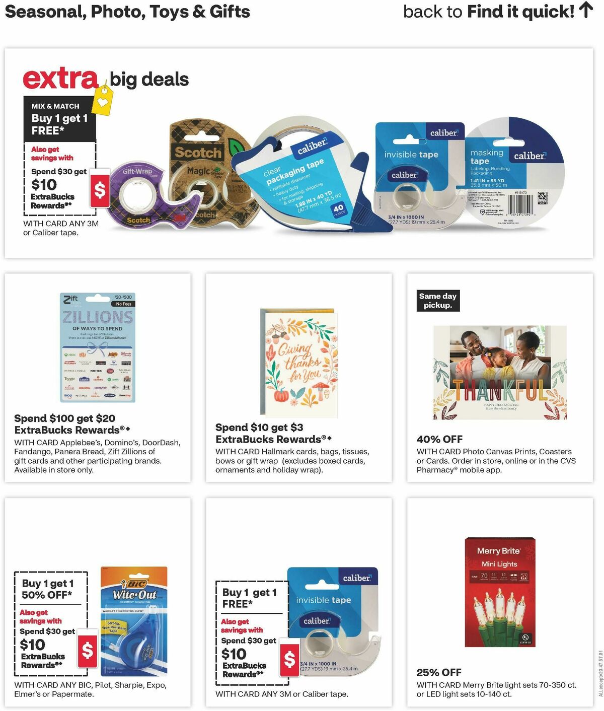 CVS Pharmacy Weekly Ad from November 23