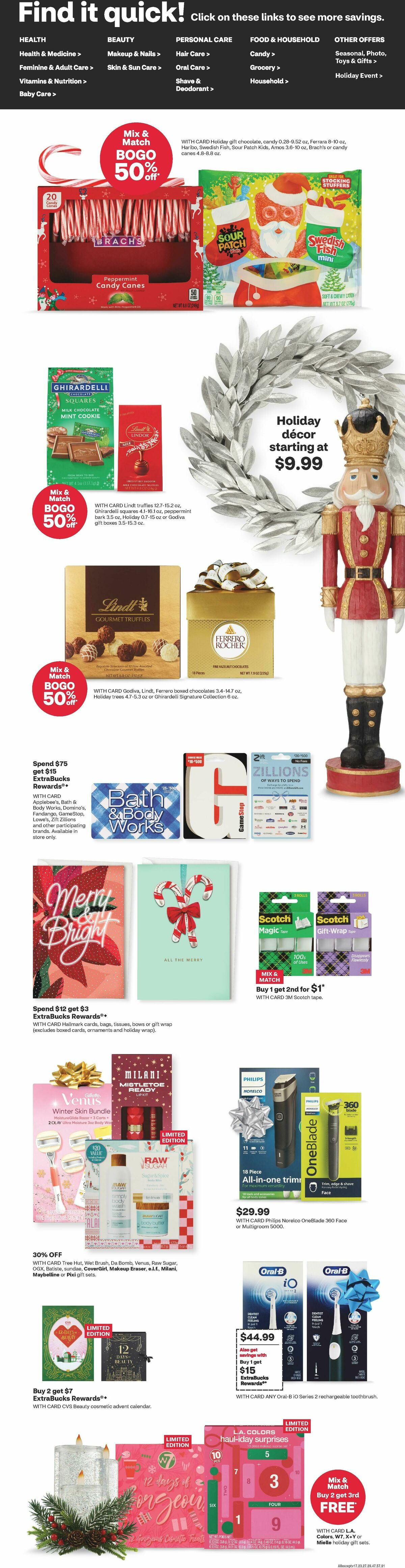 CVS Pharmacy Weekly Ad from November 30