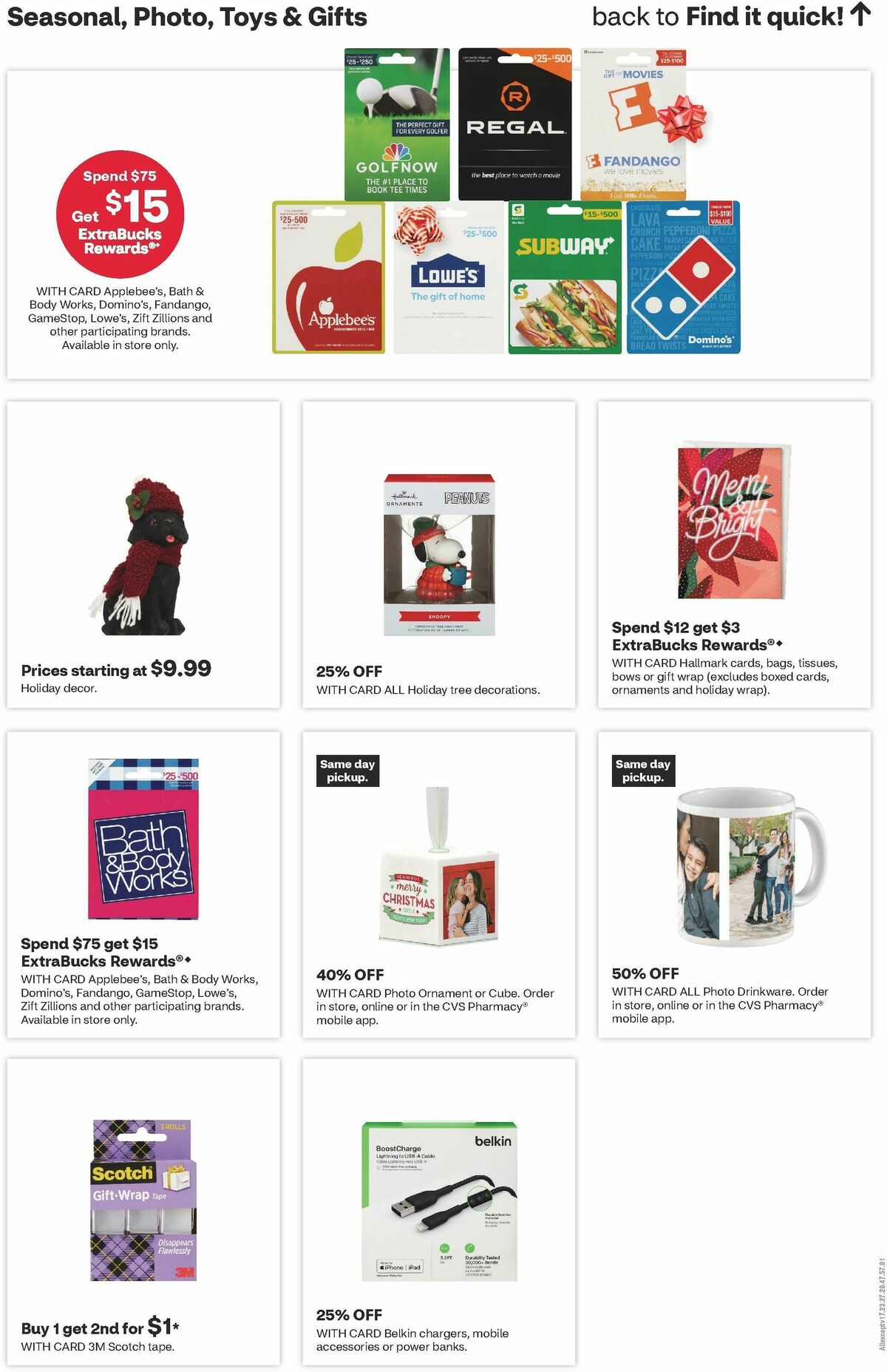 CVS Pharmacy Weekly Ad from December 7
