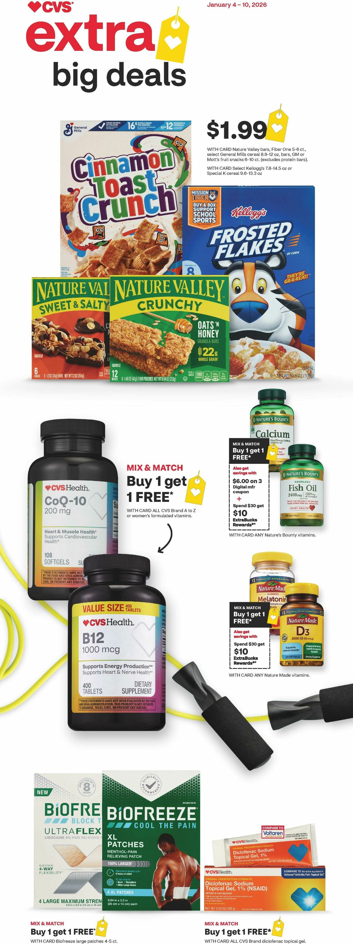 CVS Pharmacy Weekly Ad from January 4