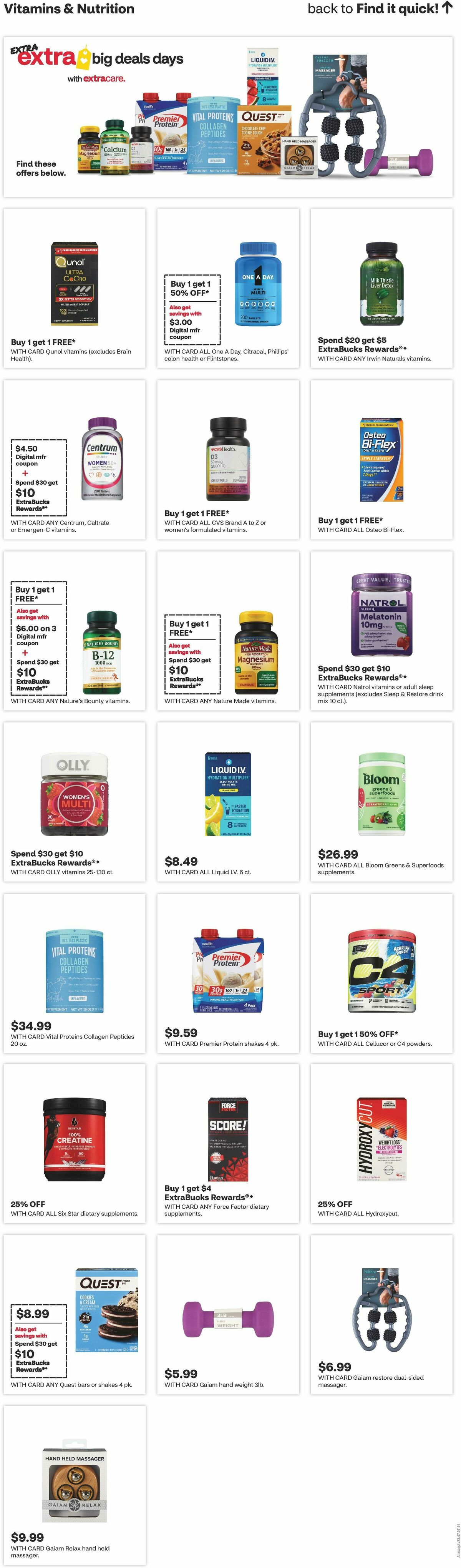 CVS Pharmacy Weekly Ad from January 11