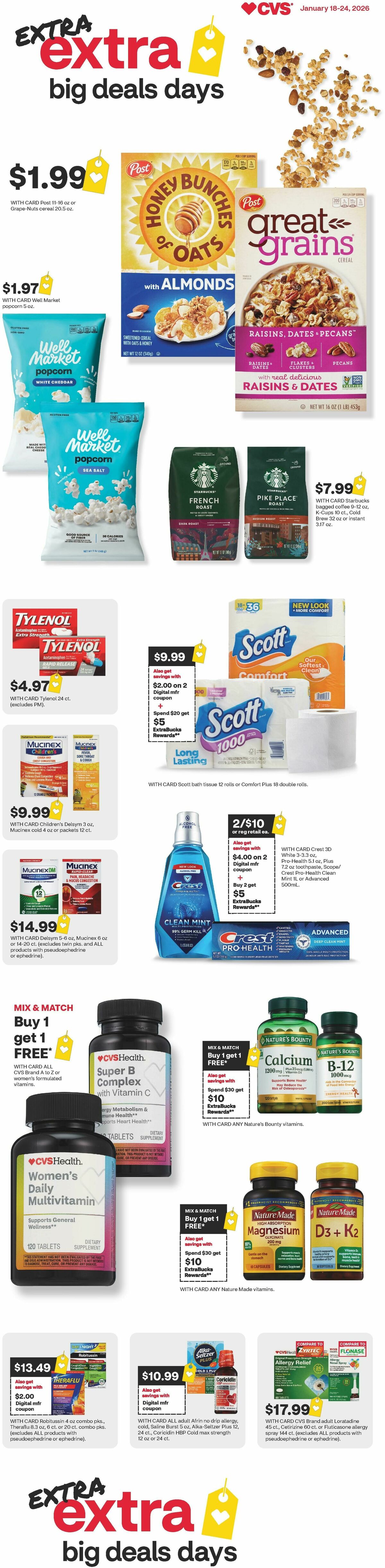 CVS Pharmacy Weekly Ad from January 18