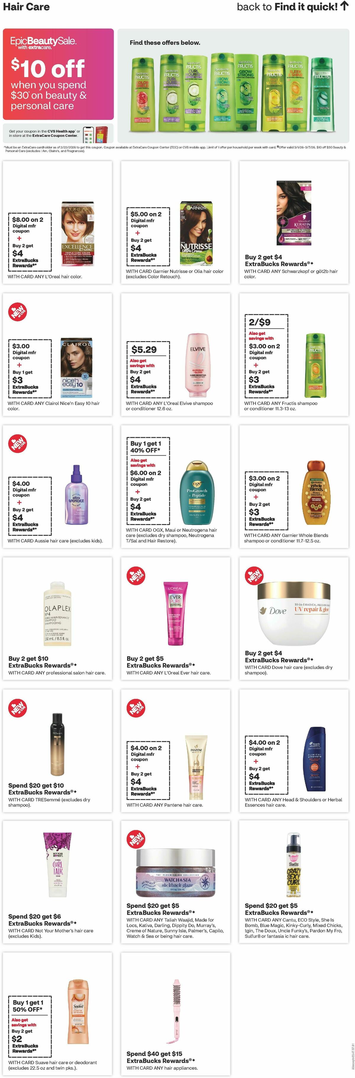 CVS Pharmacy Weekly Ad from March 1
