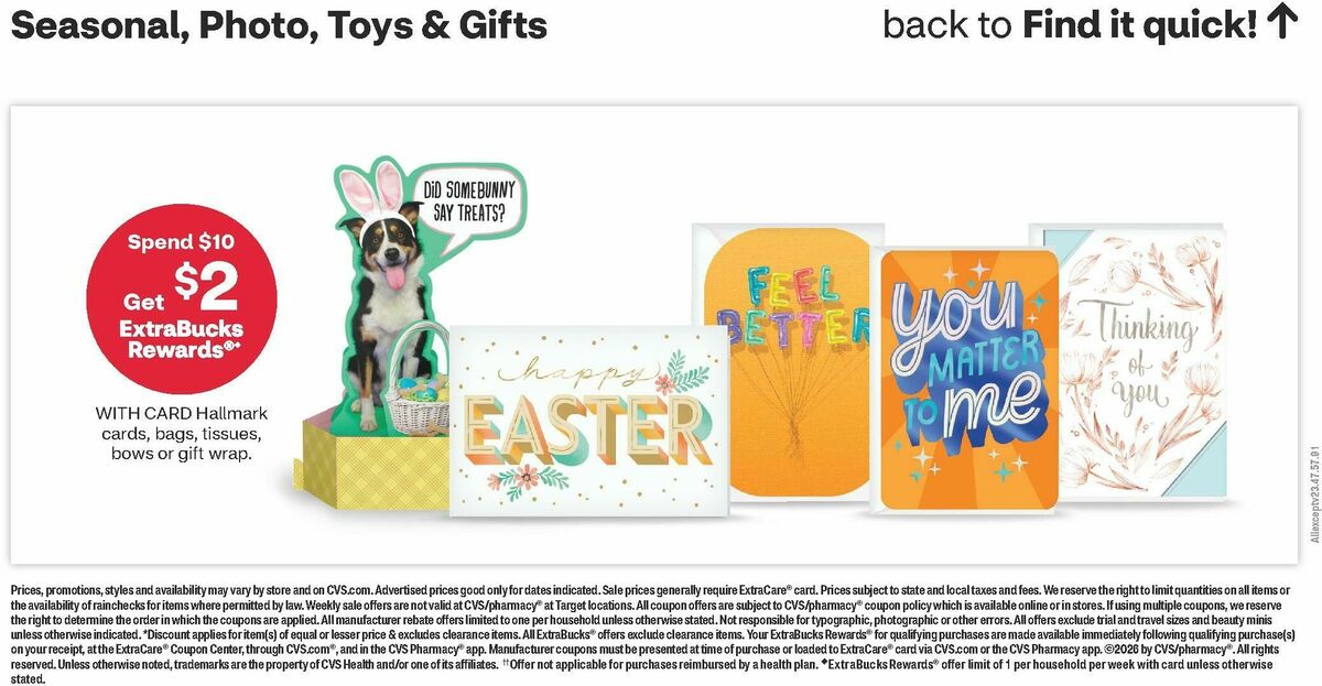 CVS Pharmacy Weekly Ad from March 1