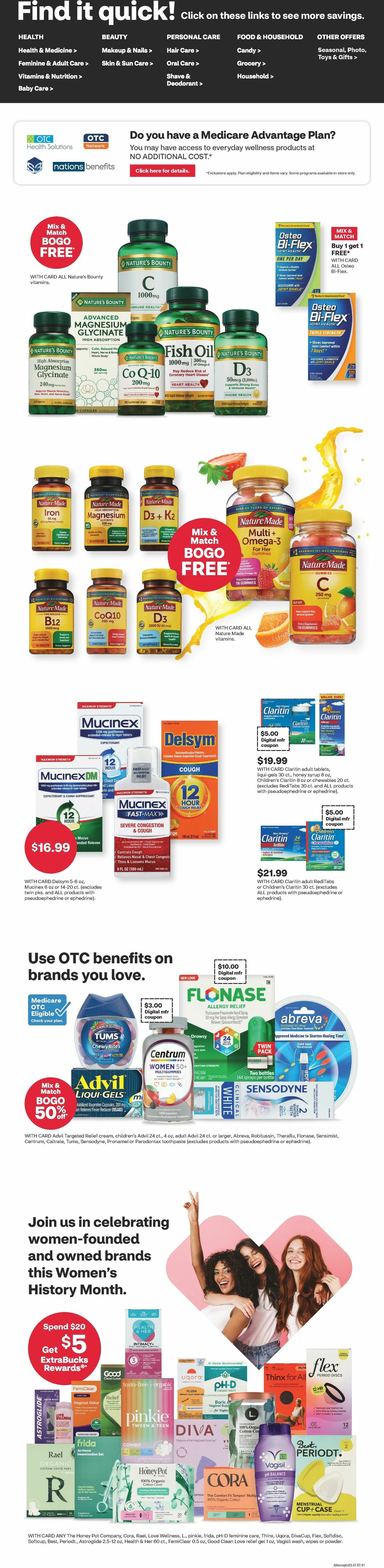 CVS Pharmacy Weekly Ad from March 8