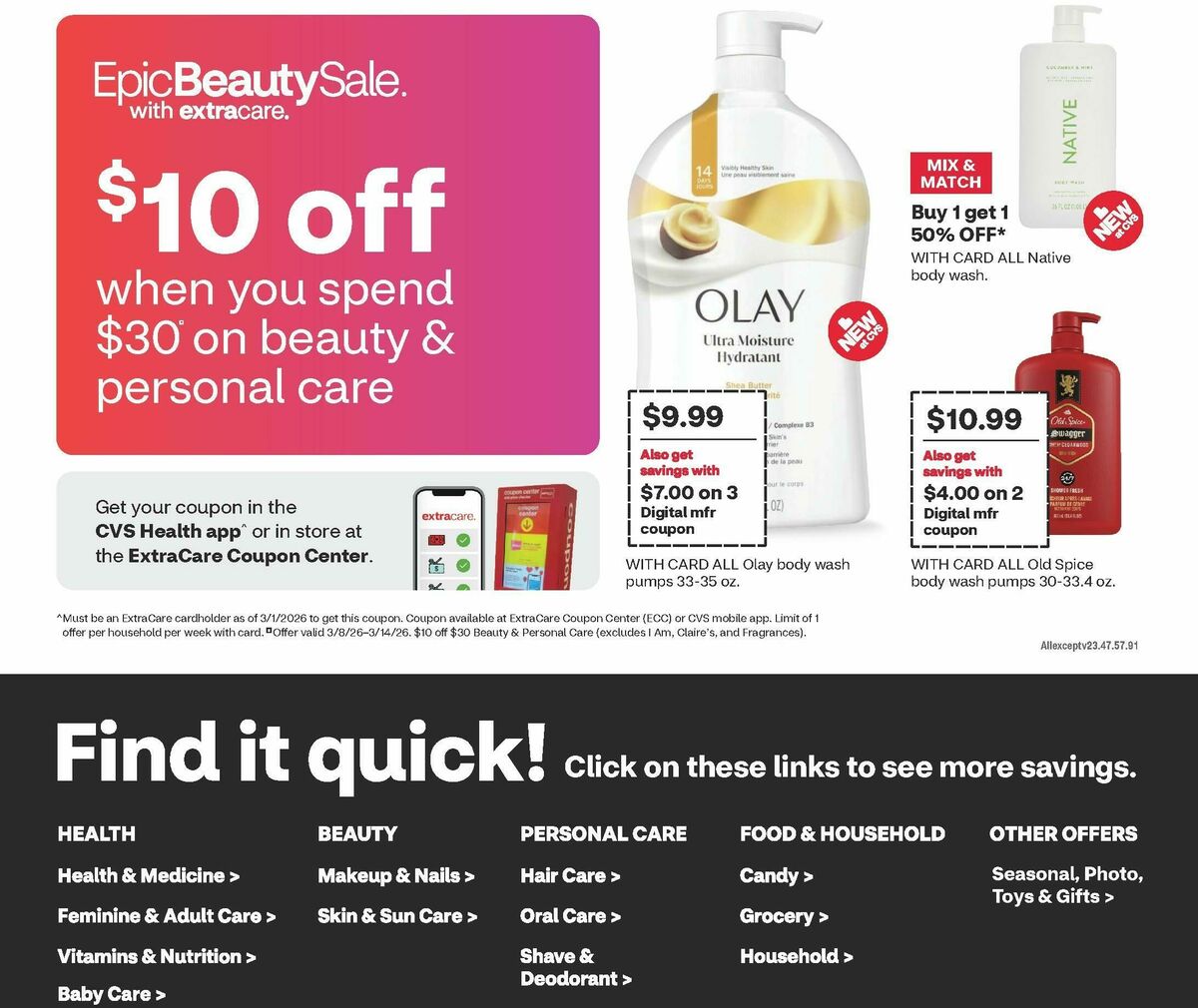 CVS Pharmacy Weekly Ad from March 8