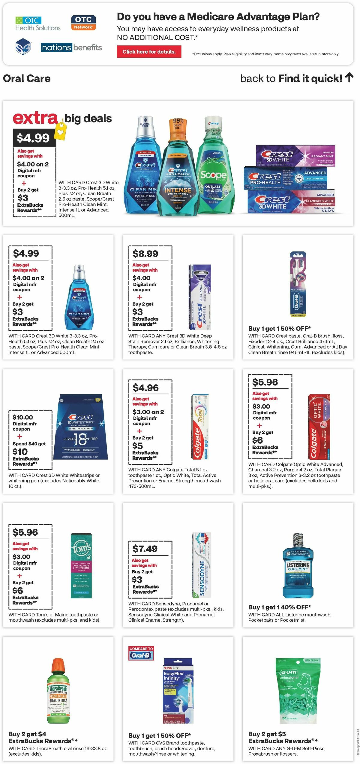 CVS Pharmacy Weekly Ad from March 22