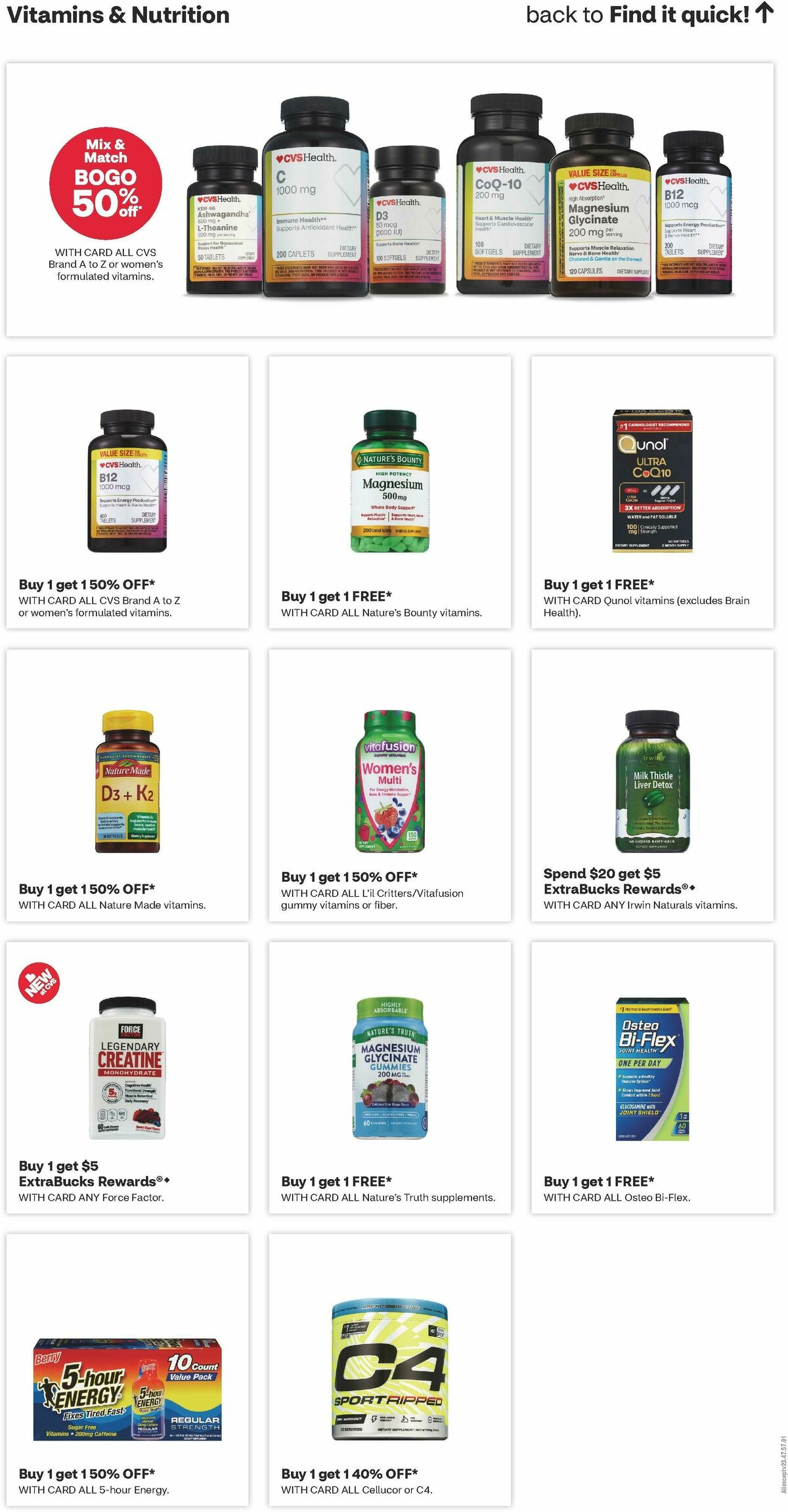 CVS Pharmacy Weekly Ad from March 22