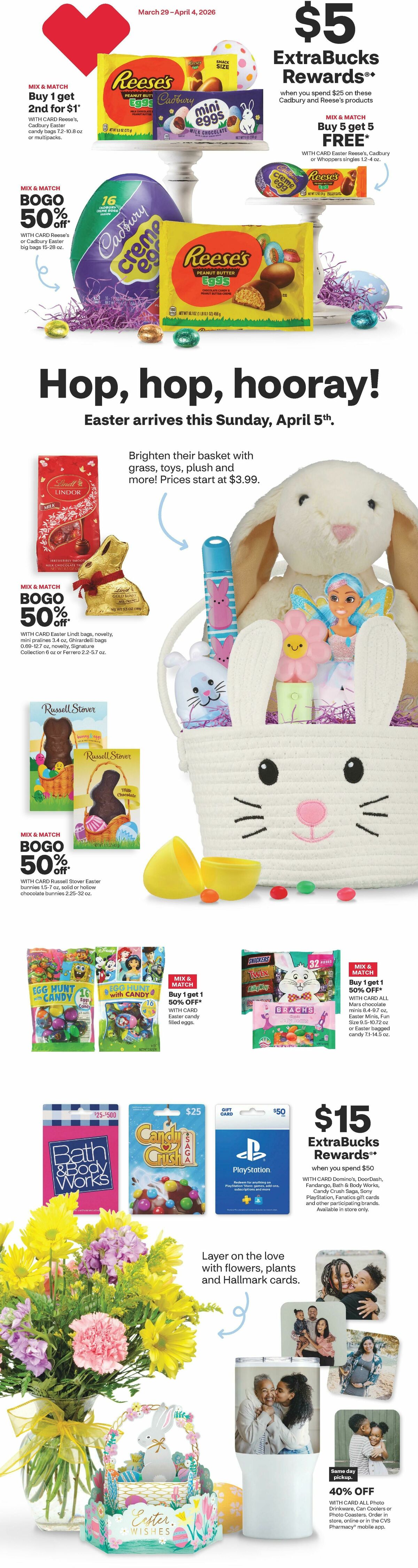 CVS Pharmacy Weekly Ad from March 29