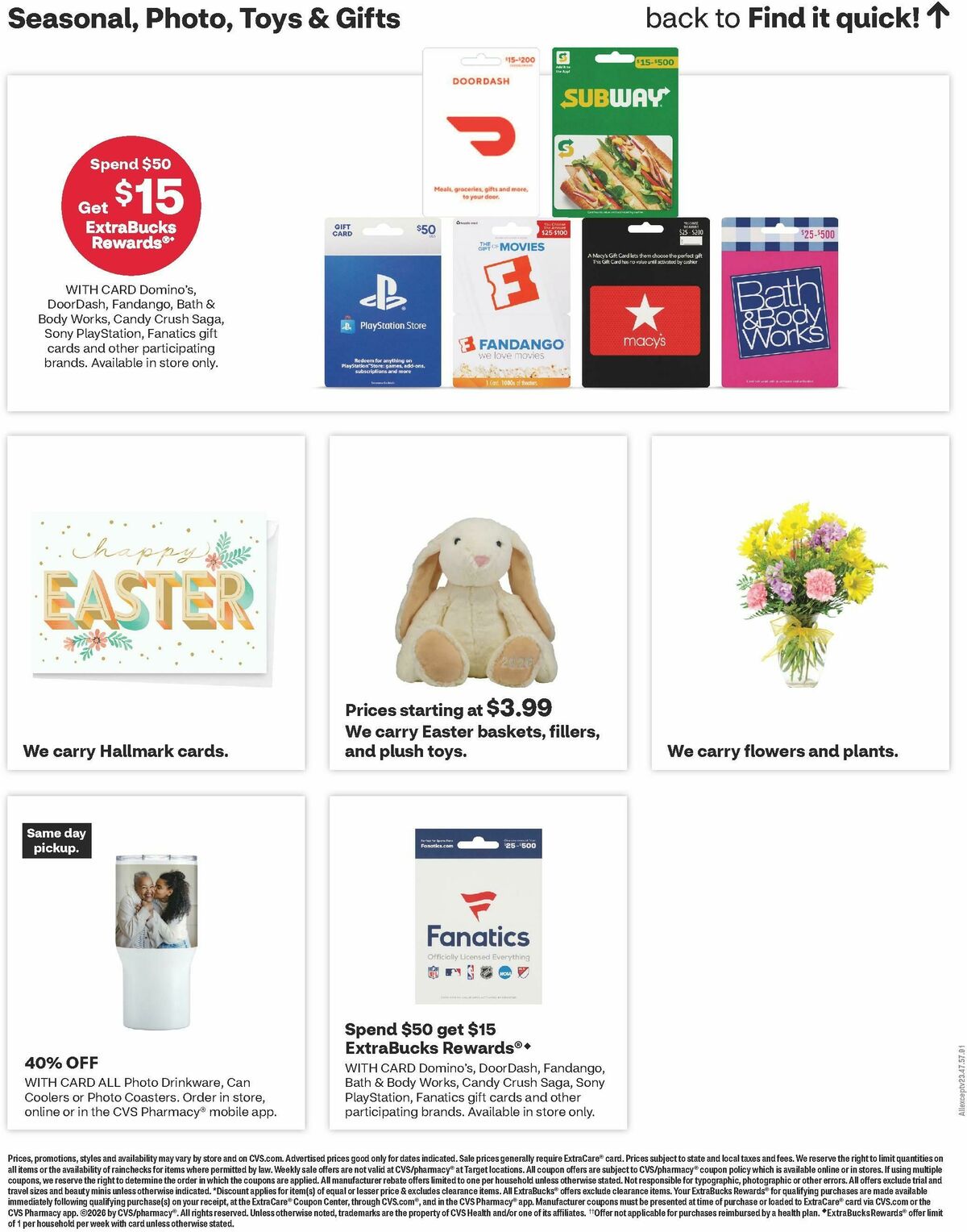 CVS Pharmacy Weekly Ad from March 29