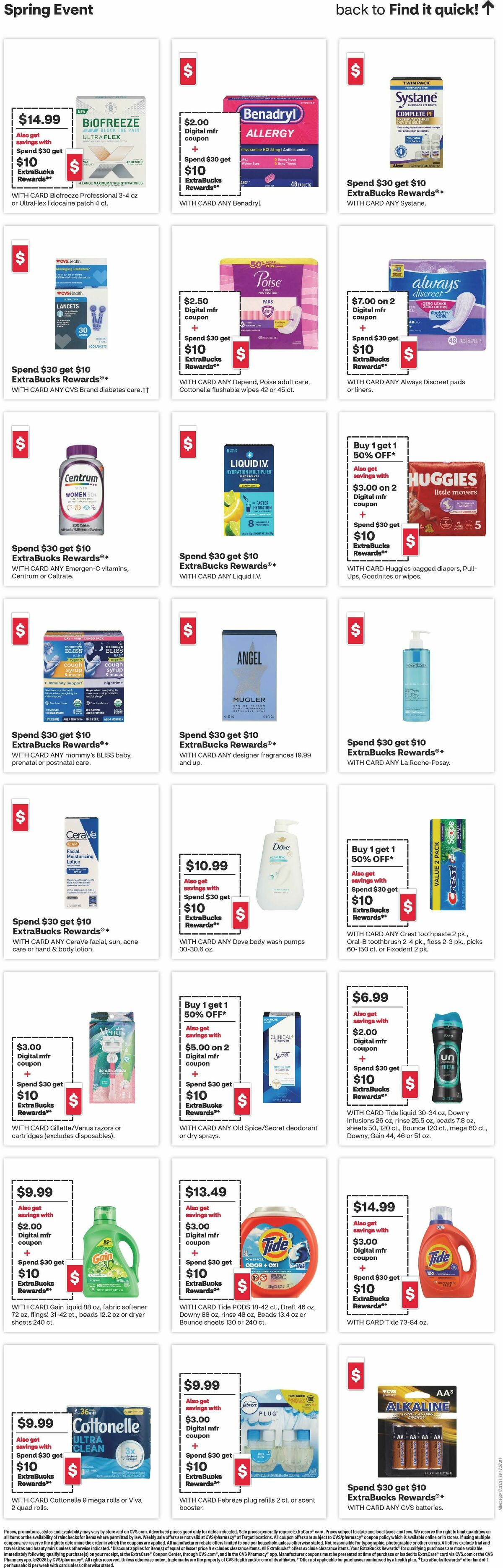 CVS Pharmacy Weekly Ad from April 5