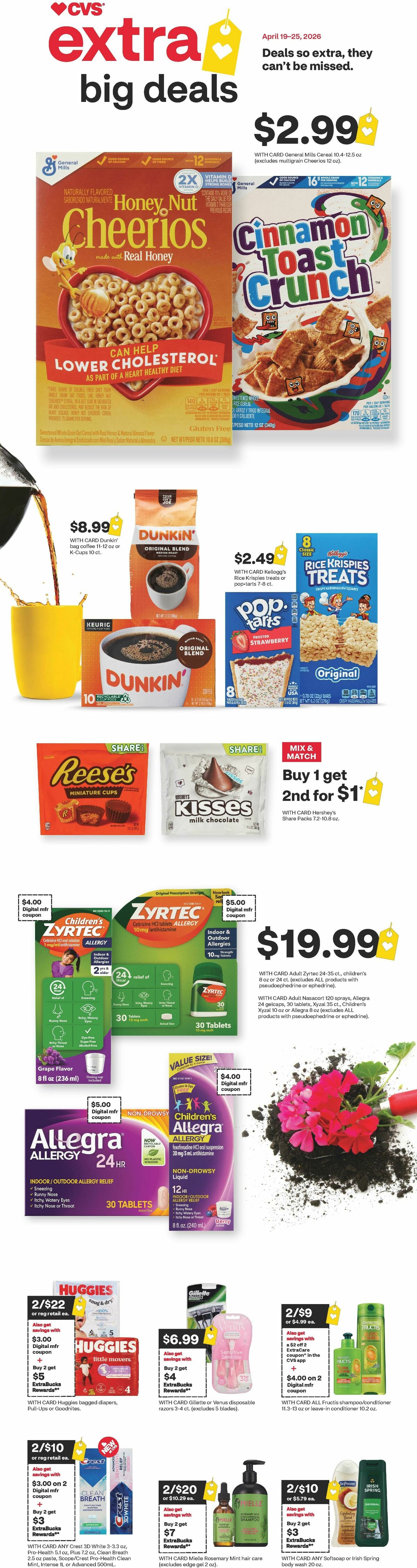 CVS Pharmacy Weekly Ad from April 19