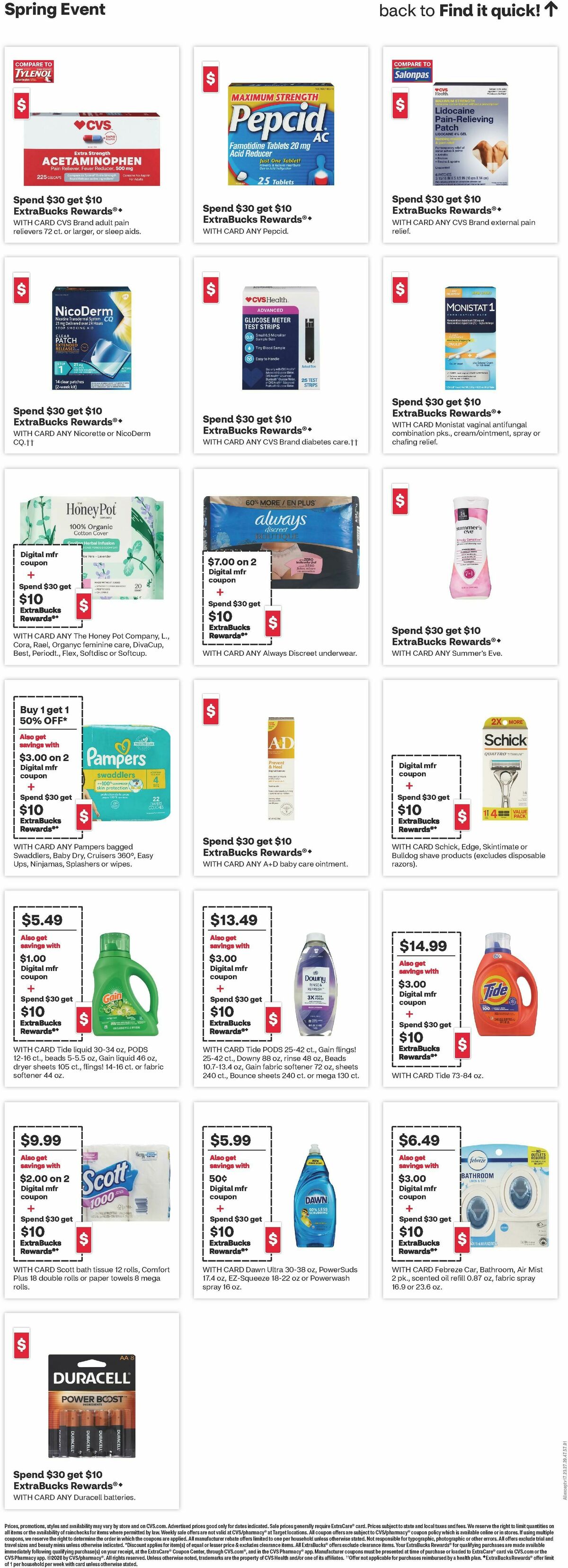 CVS Pharmacy Weekly Ad from April 19