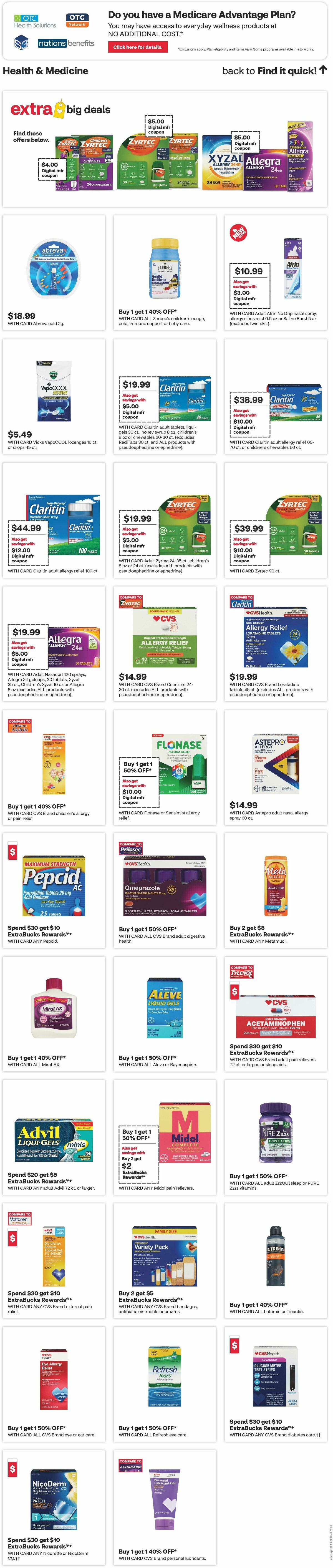 CVS Pharmacy Weekly Ad from April 26