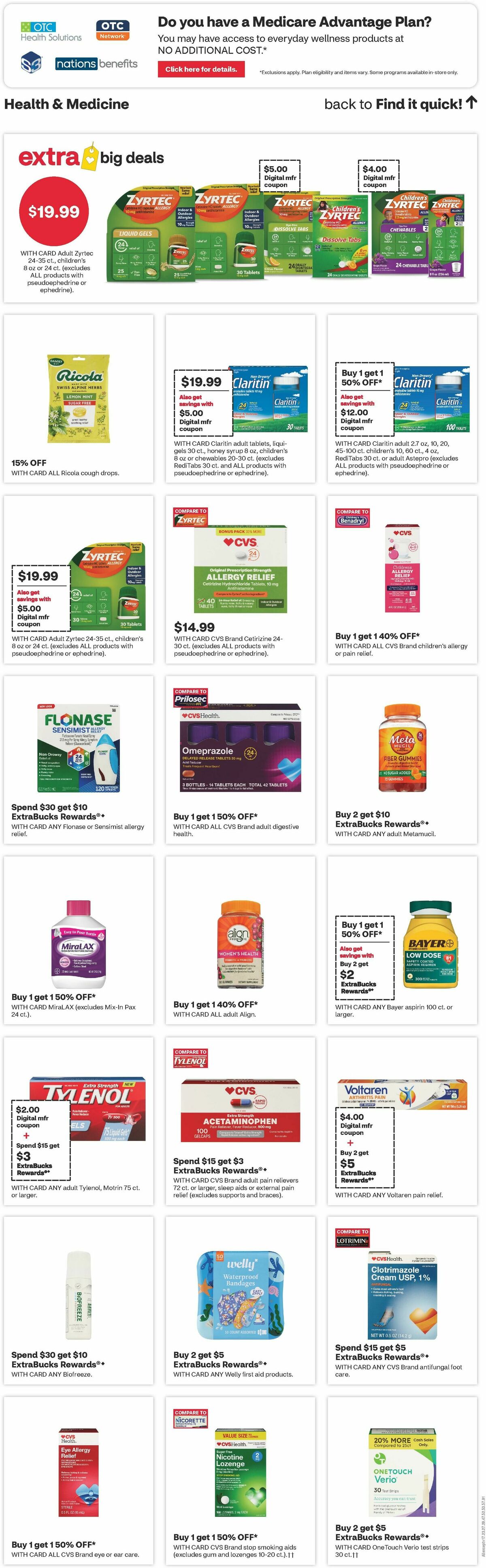 CVS Pharmacy Weekly Ad from May 3