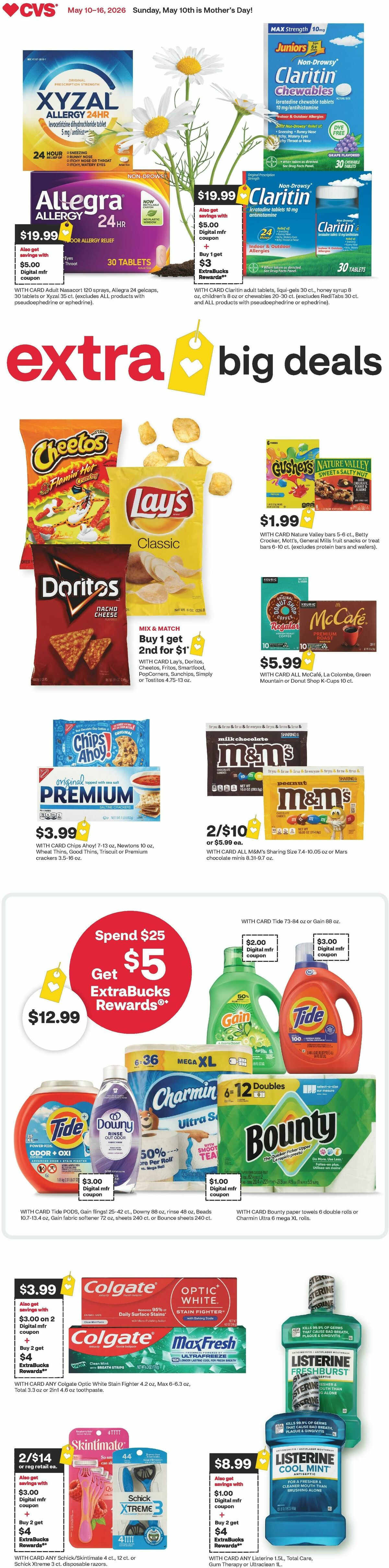 CVS Pharmacy Weekly Ad from May 10