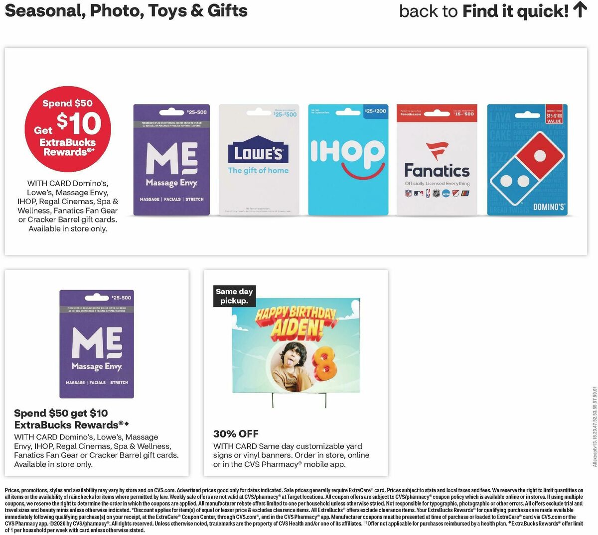 CVS Pharmacy Weekly Ad from May 17