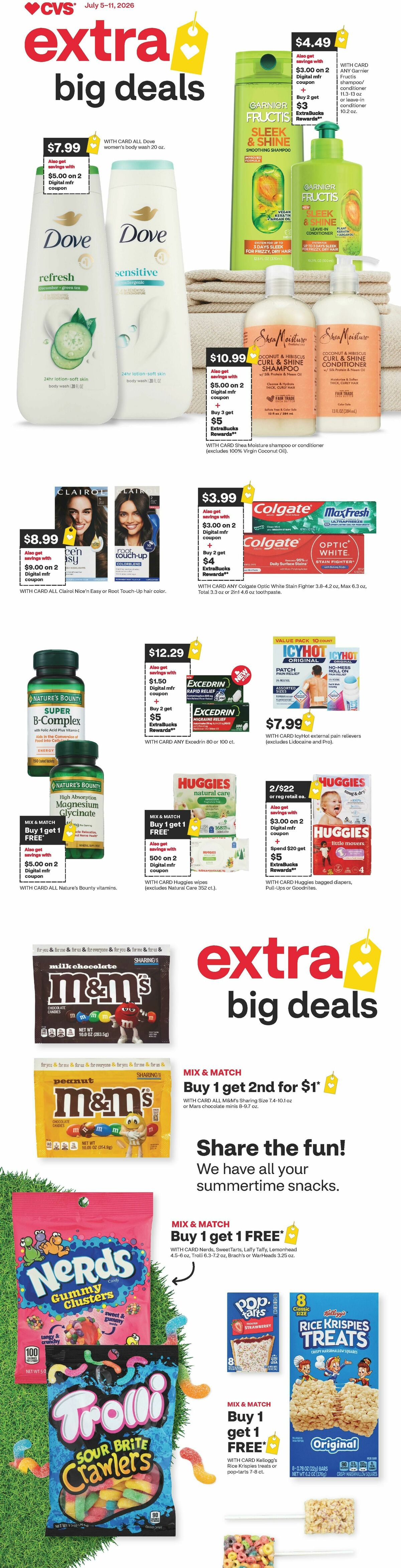 CVS Pharmacy Weekly Ad from July 5