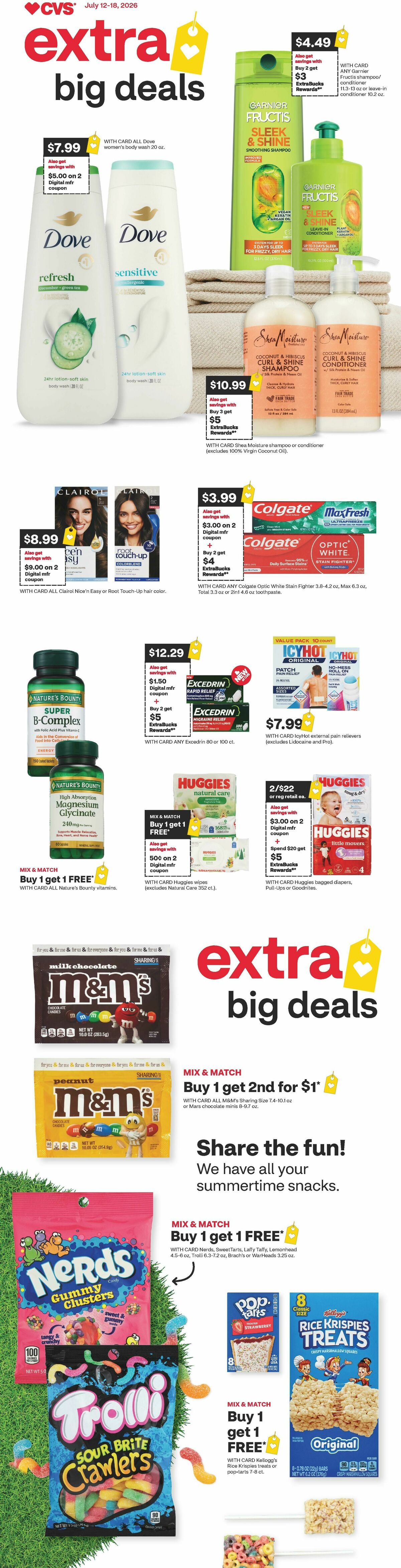 CVS Pharmacy Weekly Ad from July 12