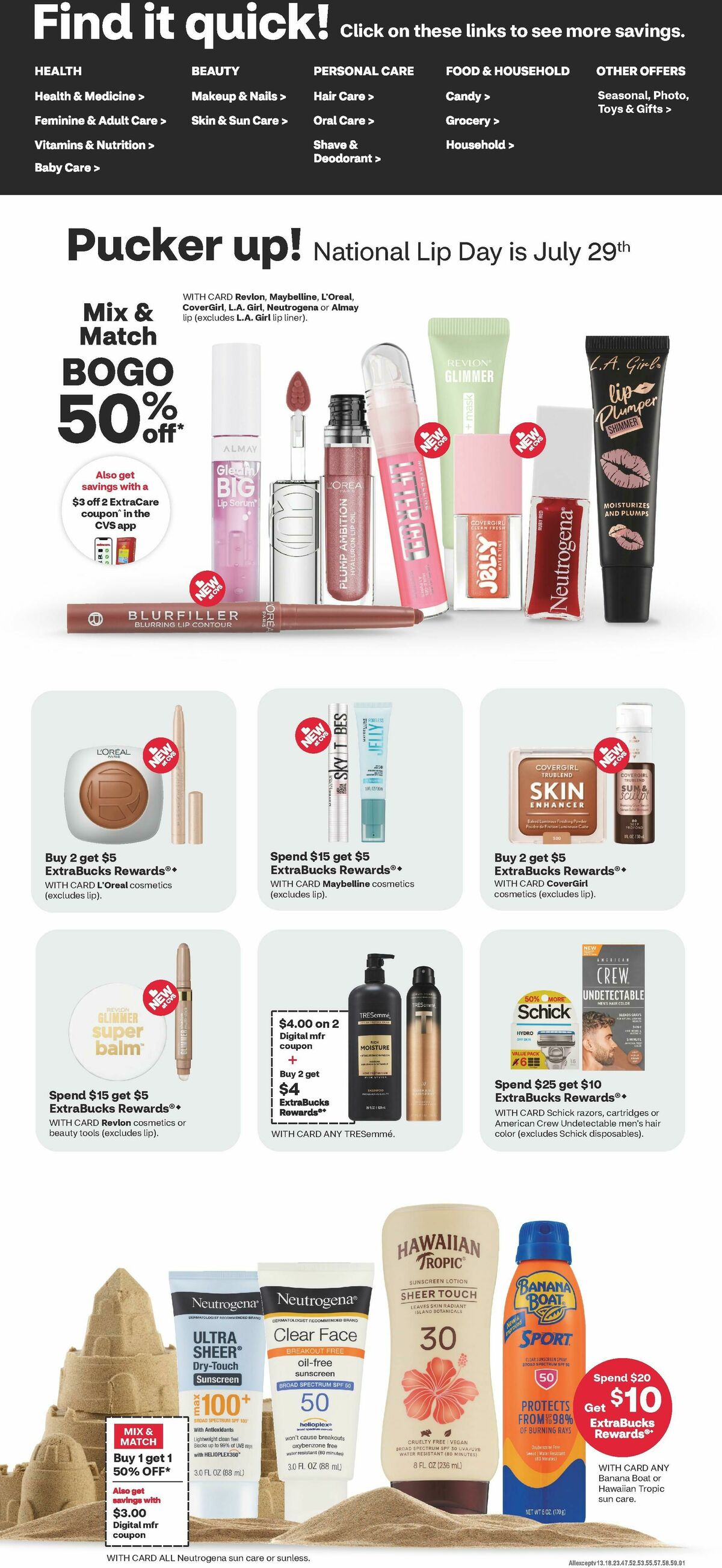 CVS Pharmacy Weekly Ad from July 19