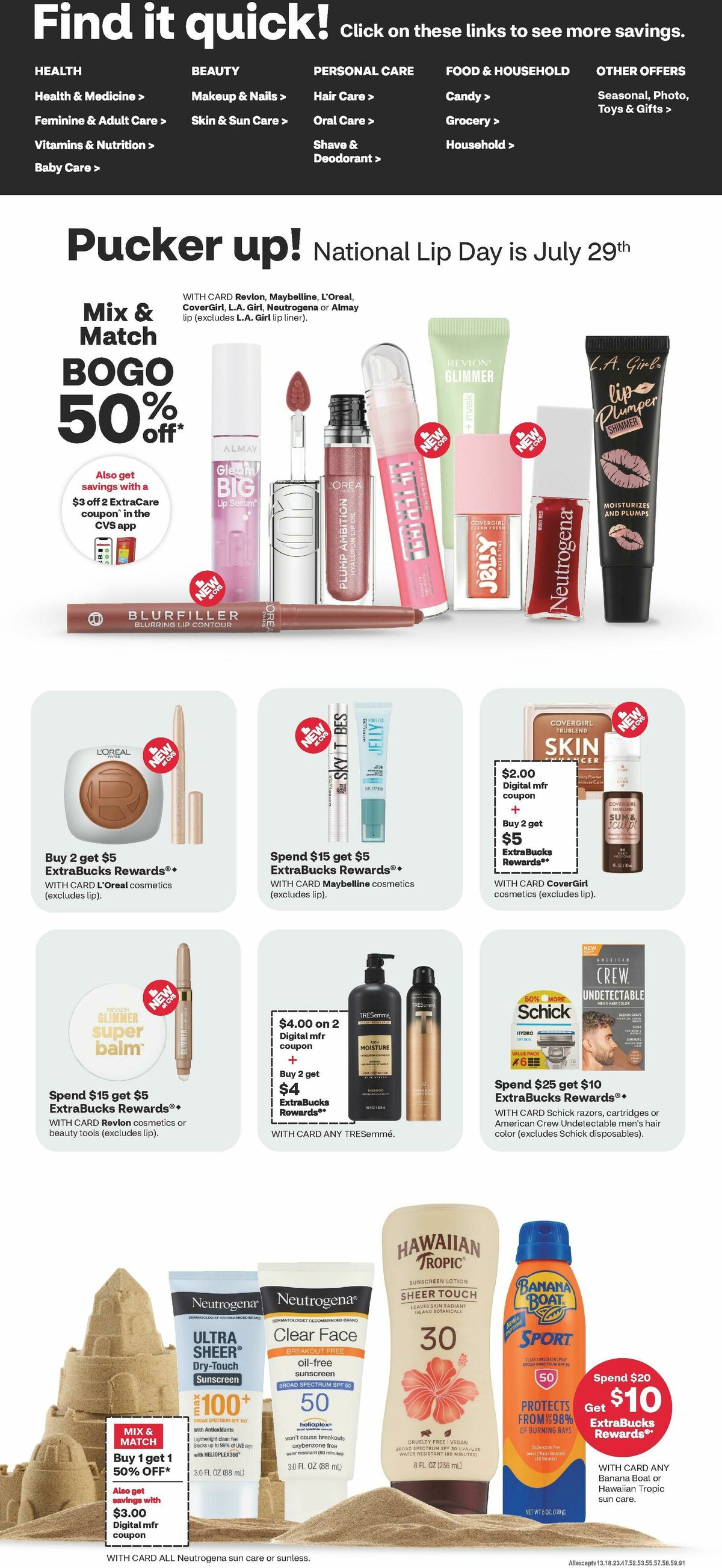 CVS Pharmacy Weekly Ad from July 26