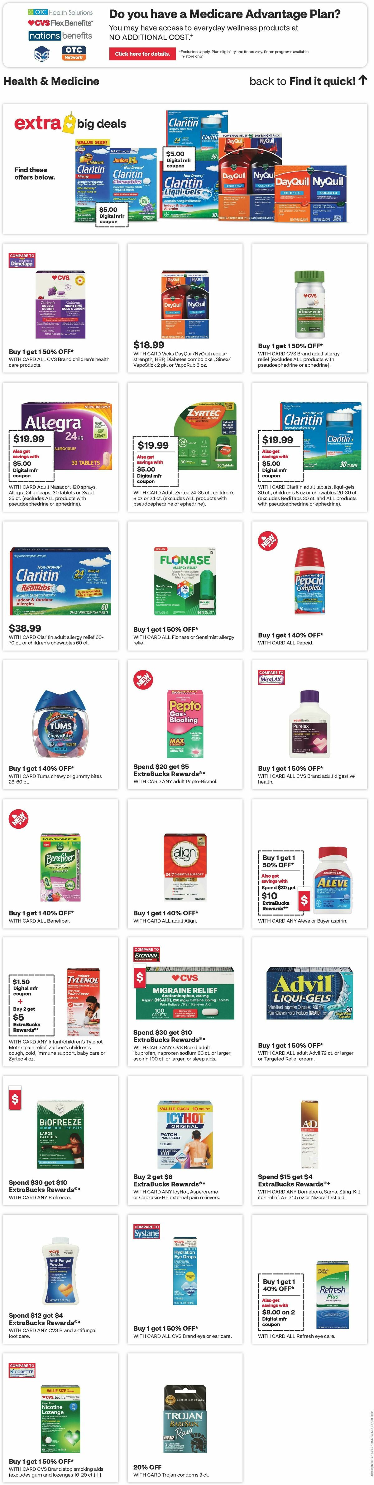 CVS Pharmacy Weekly Ad from August 2