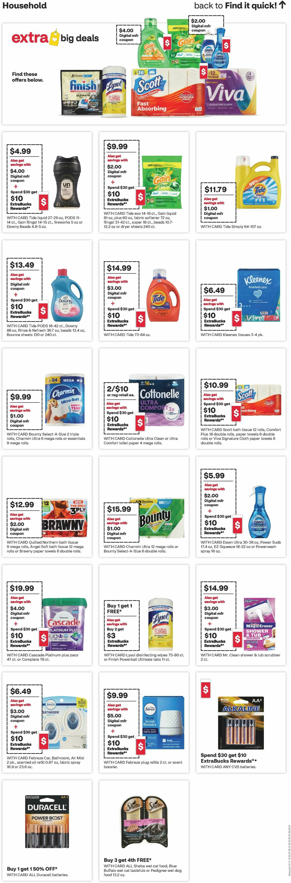 CVS Pharmacy Weekly Ad from August 9