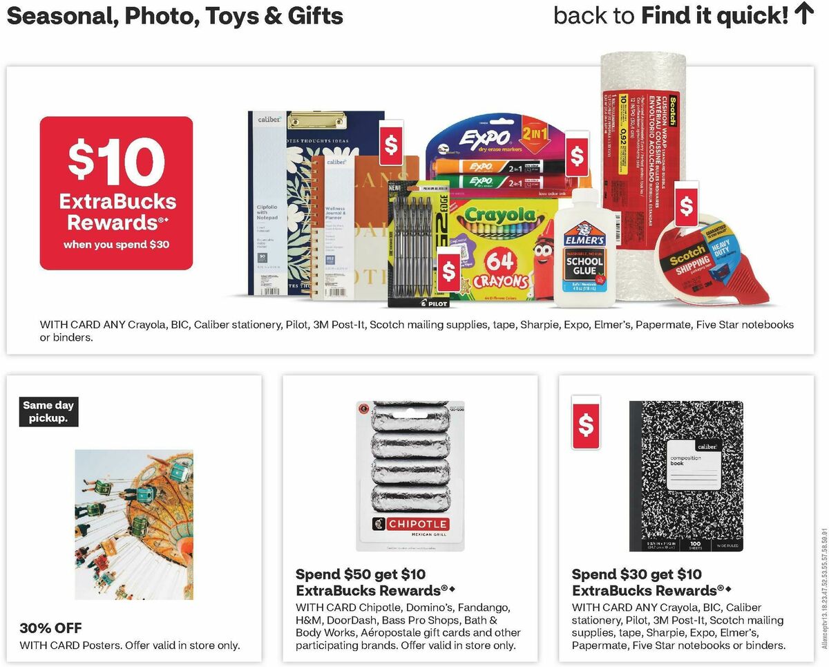 CVS Pharmacy Weekly Ad from August 9