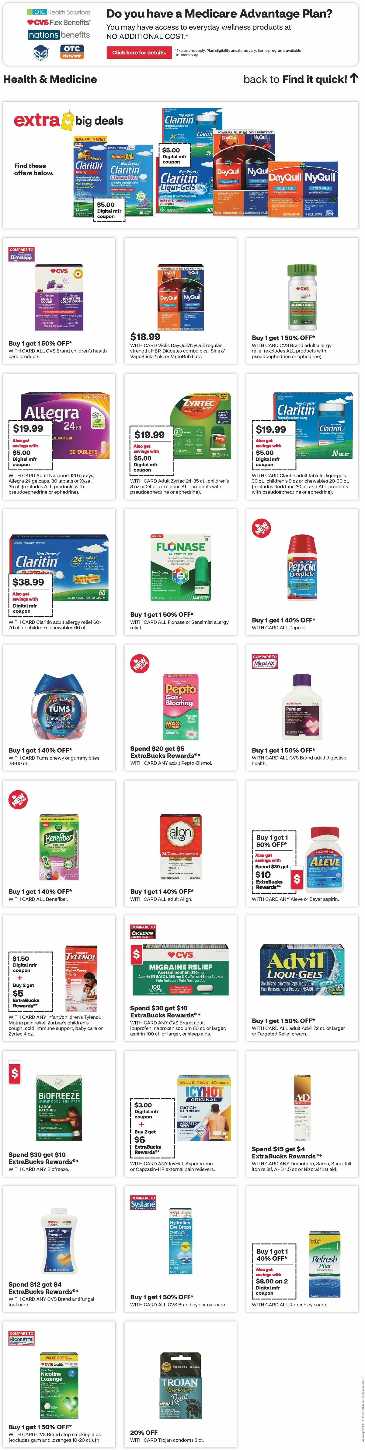 CVS Pharmacy Weekly Ad from August 9