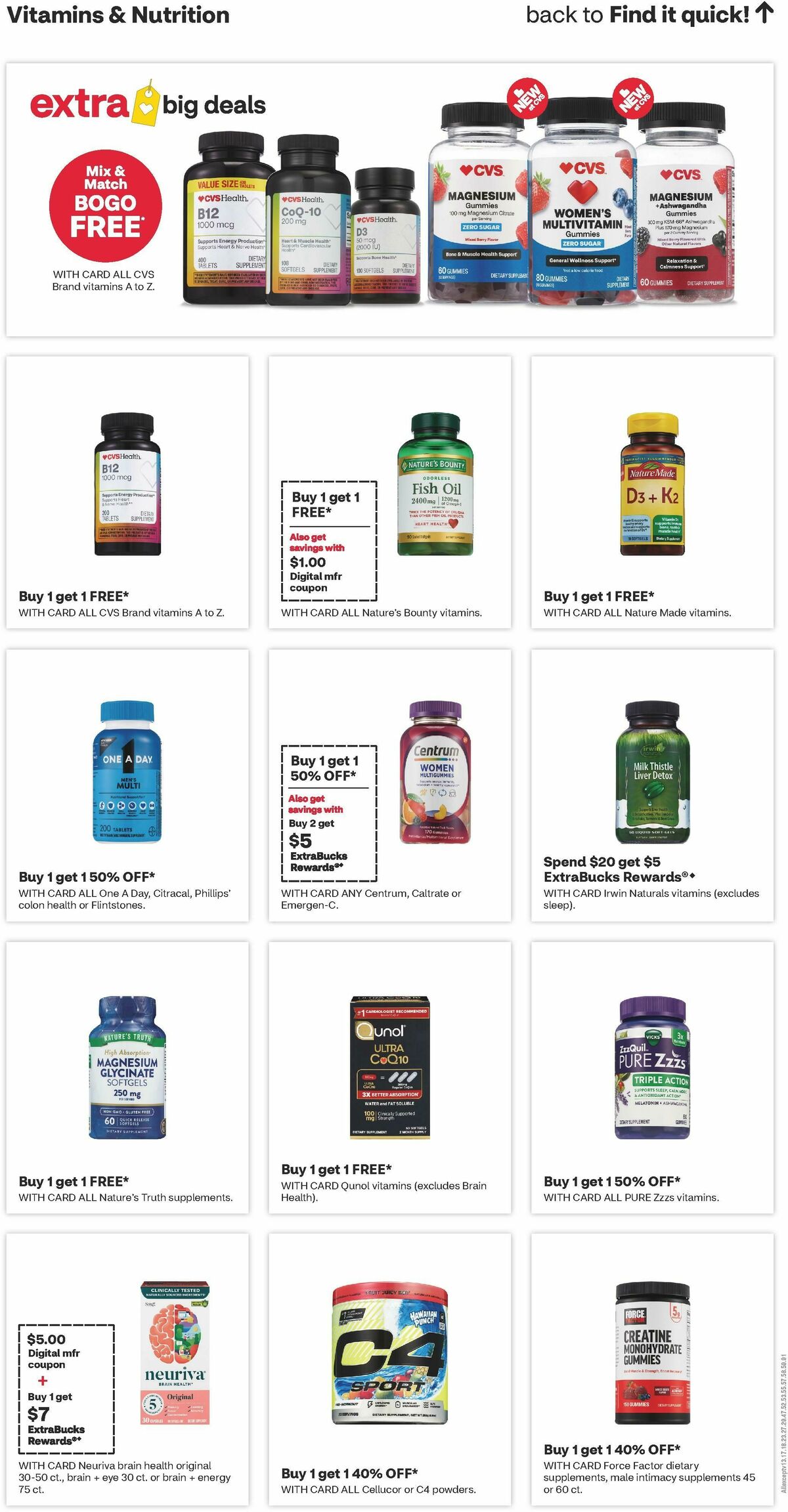 CVS Pharmacy Weekly Ad from August 9