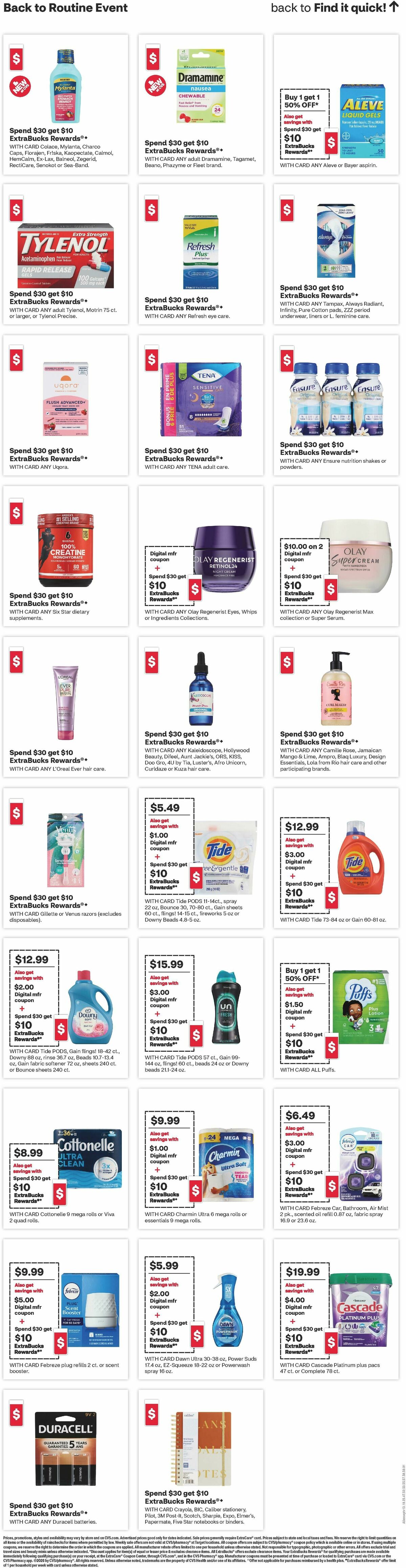 CVS Pharmacy Weekly Ad from August 23