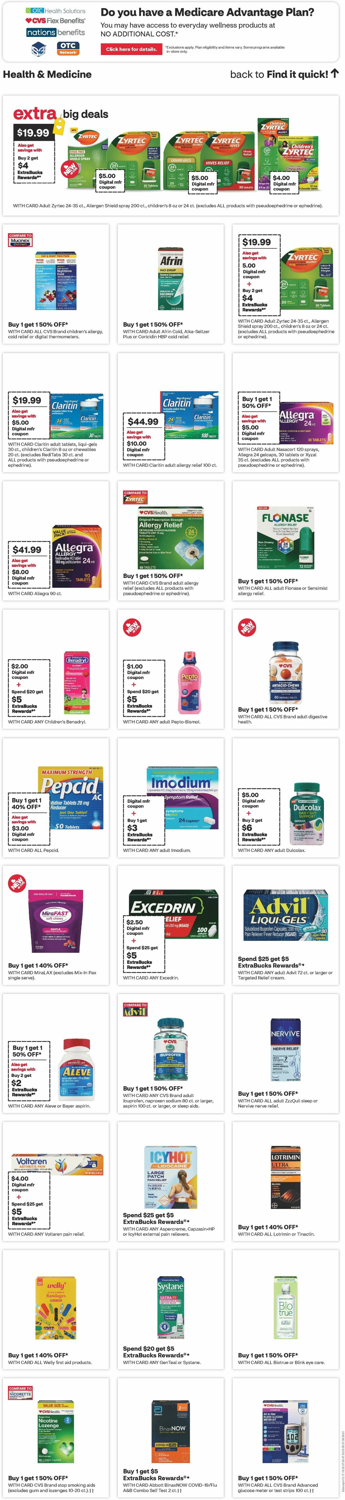 CVS Pharmacy Weekly Ad from August 30