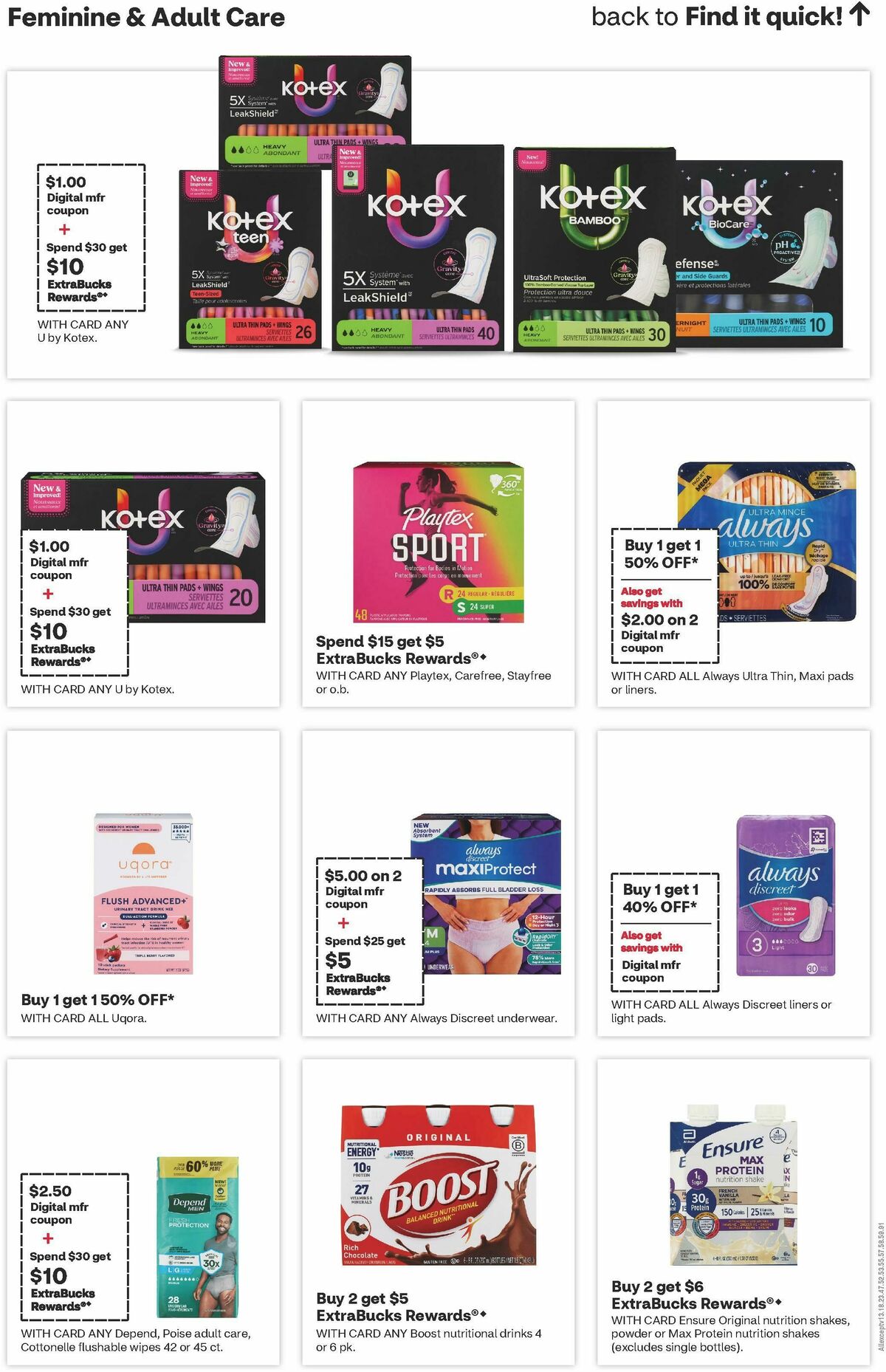 CVS Pharmacy Weekly Ad from August 30