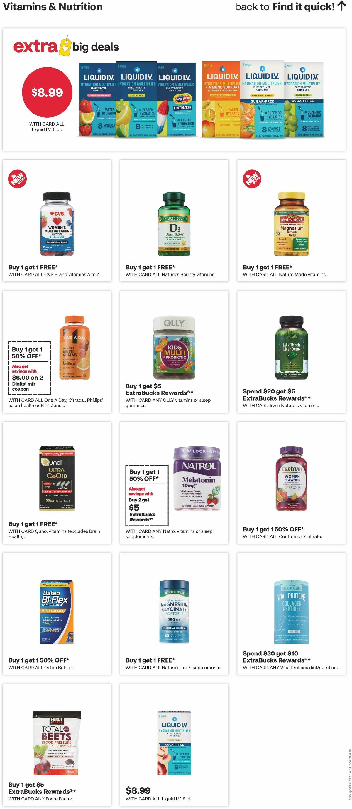 CVS Pharmacy Weekly Ad from August 30