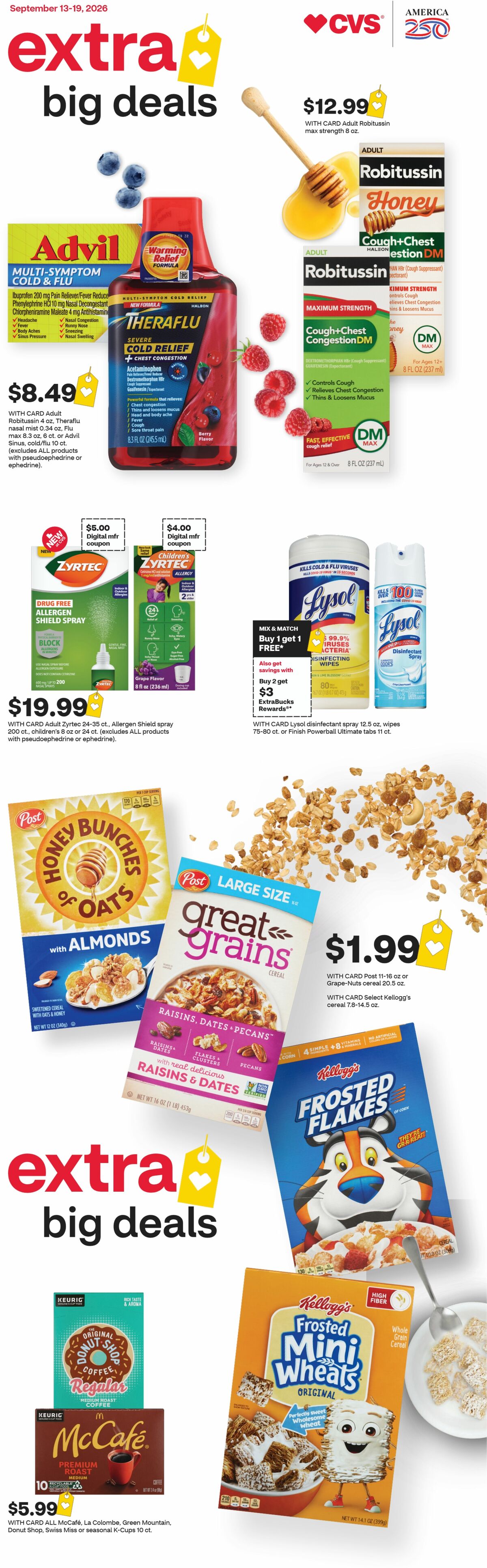 CVS Pharmacy Weekly Ad from September 13