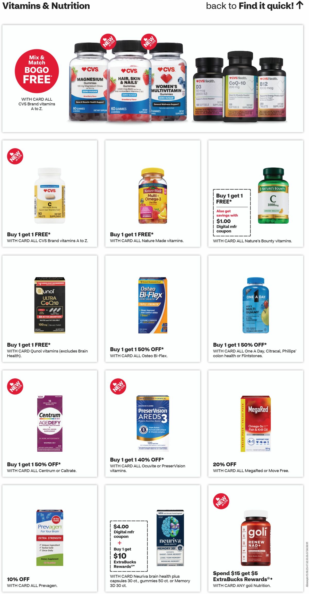 CVS Pharmacy Weekly Ad from September 13