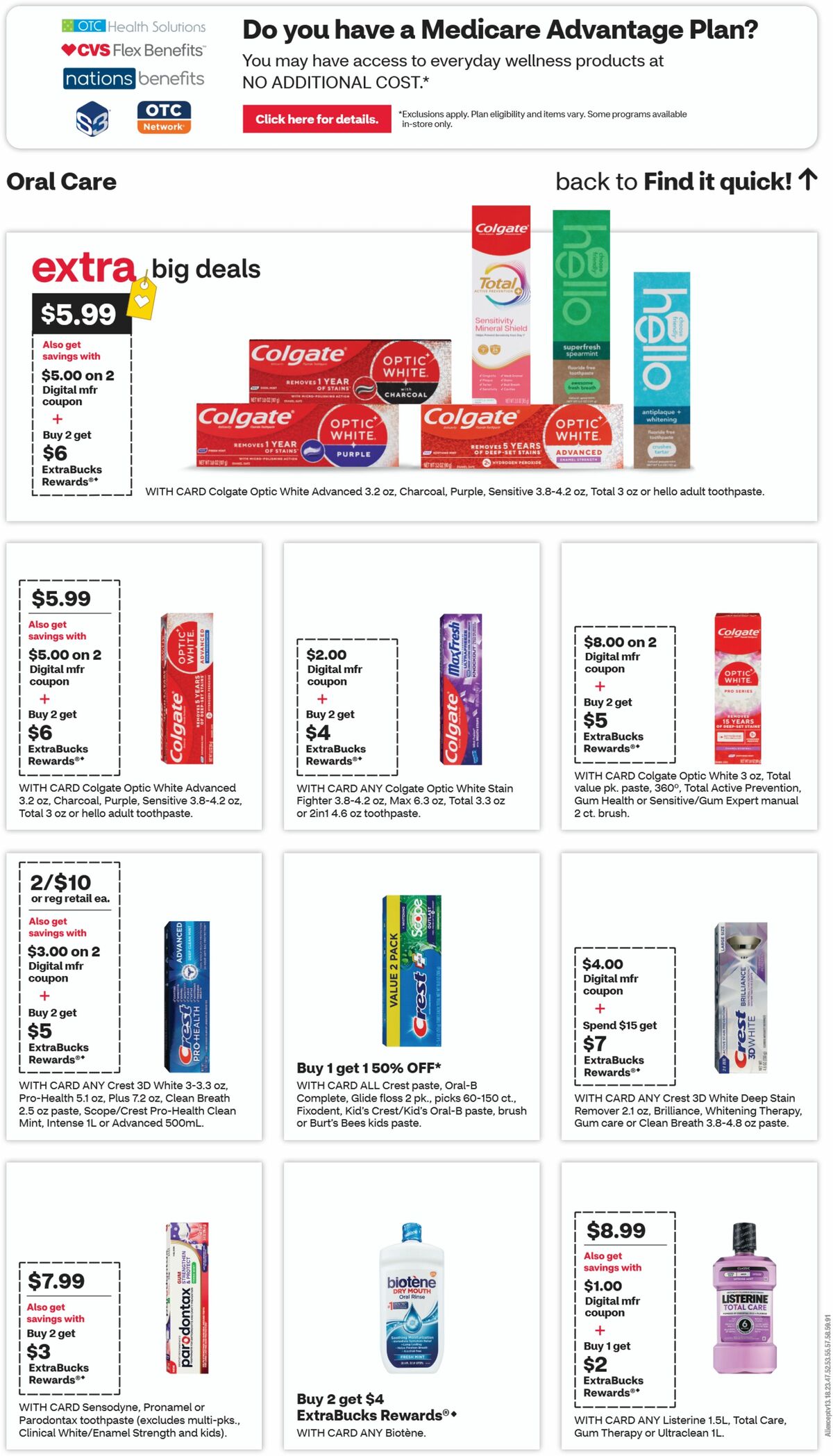 CVS Pharmacy Weekly Ad from September 20