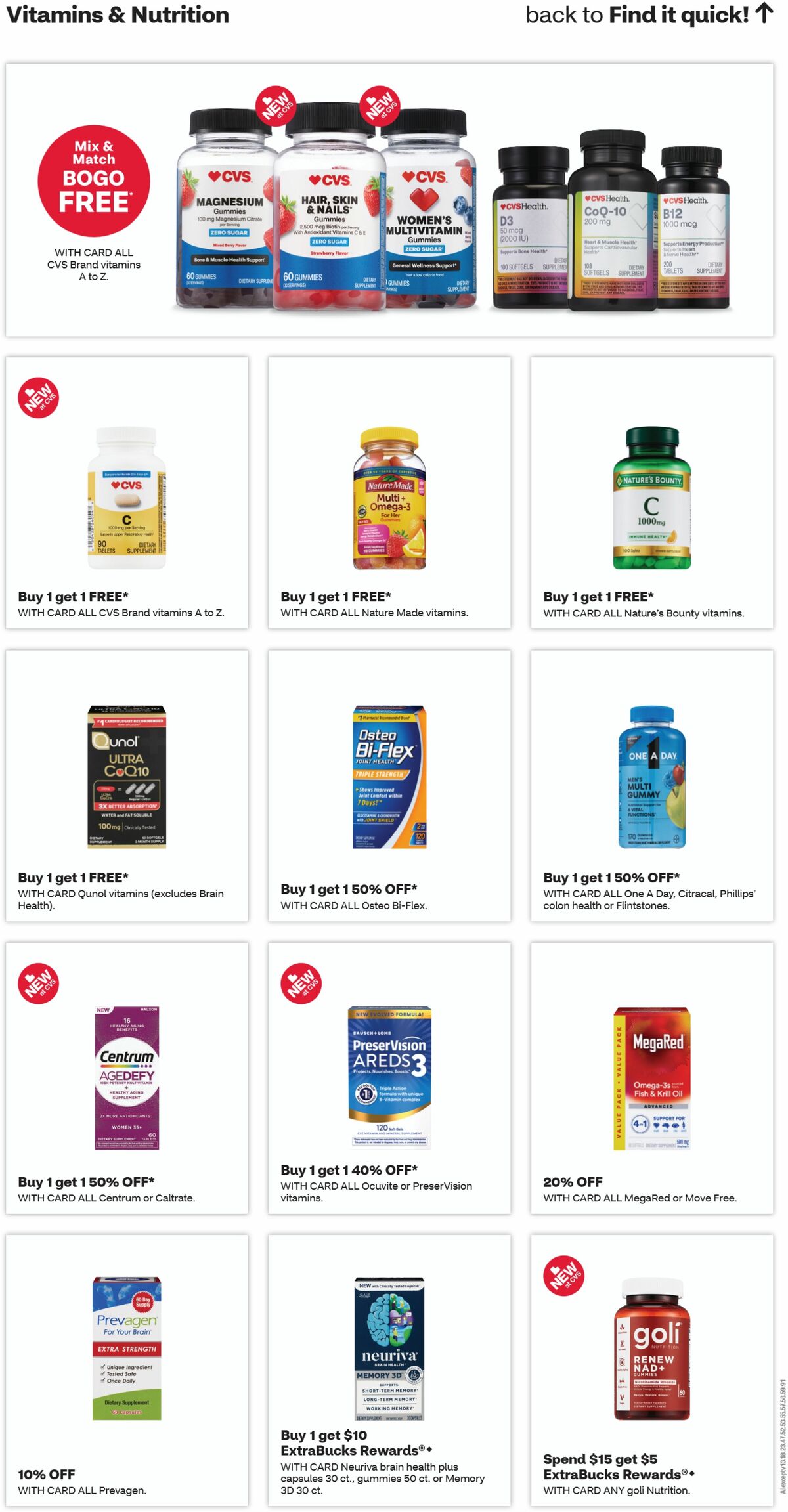 CVS Pharmacy Weekly Ad from September 20