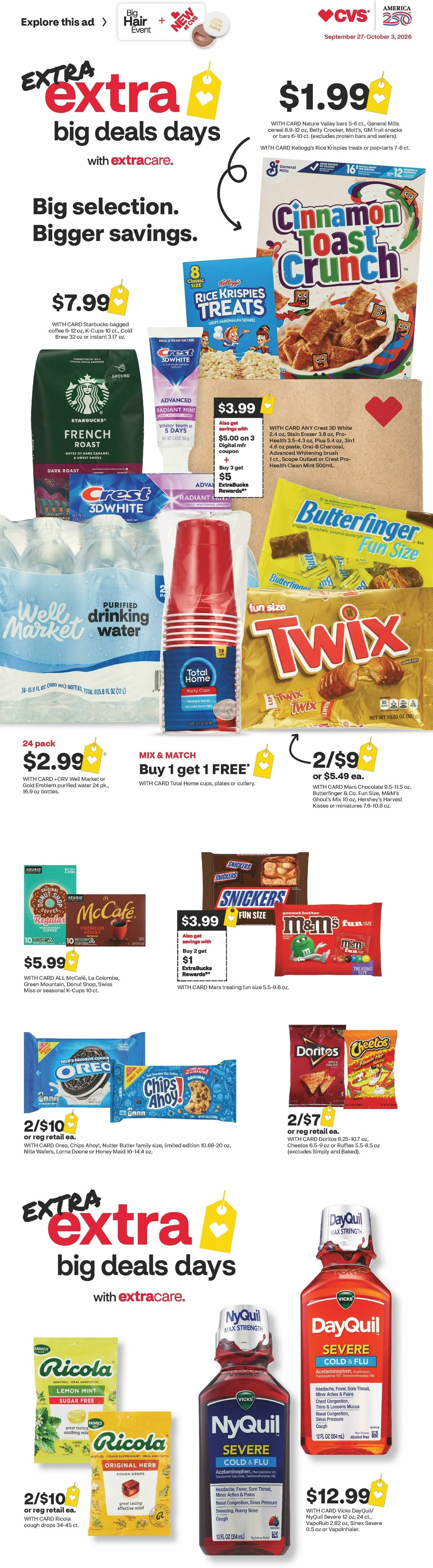 CVS Pharmacy Weekly Ad from September 27