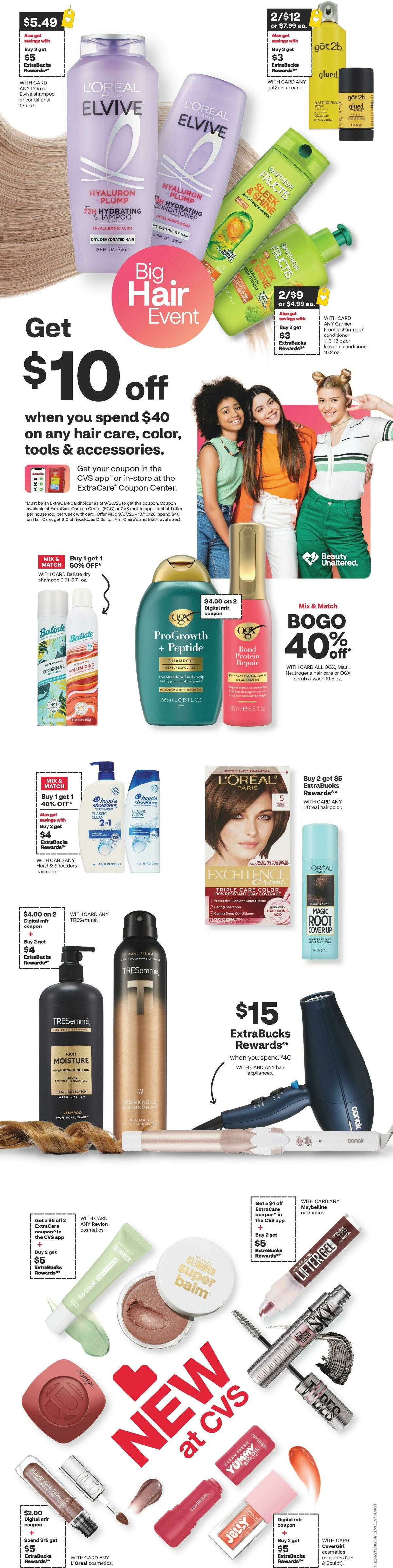 CVS Pharmacy Weekly Ad from September 27